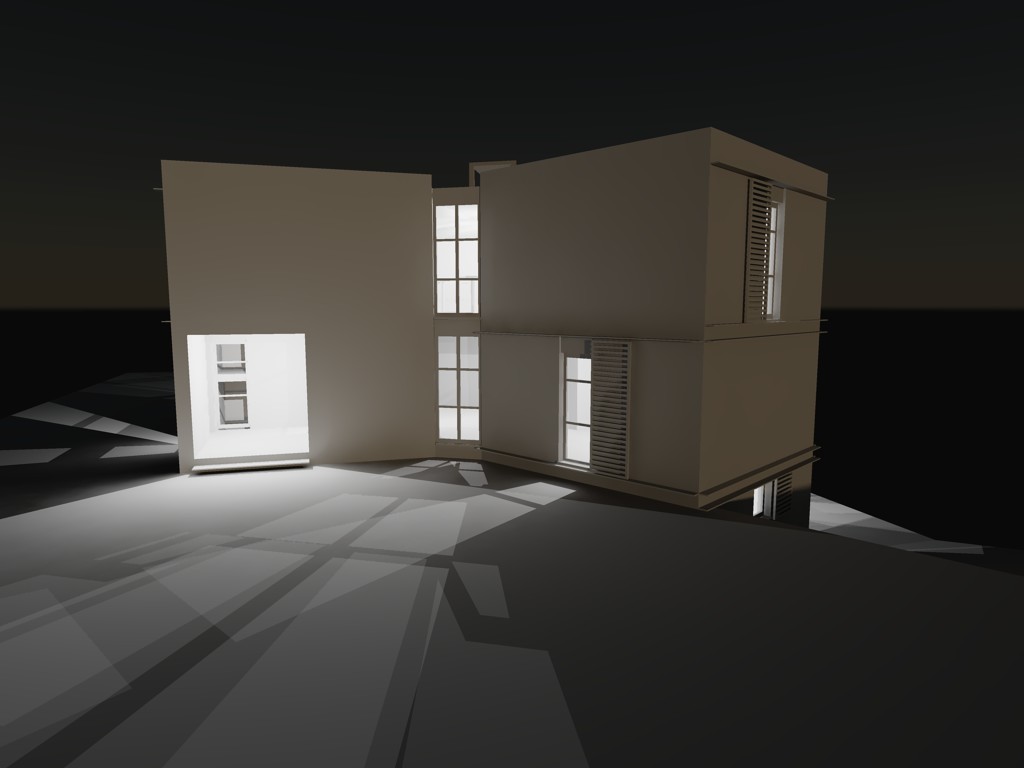 倾斜地块上的现代住宅设计-19