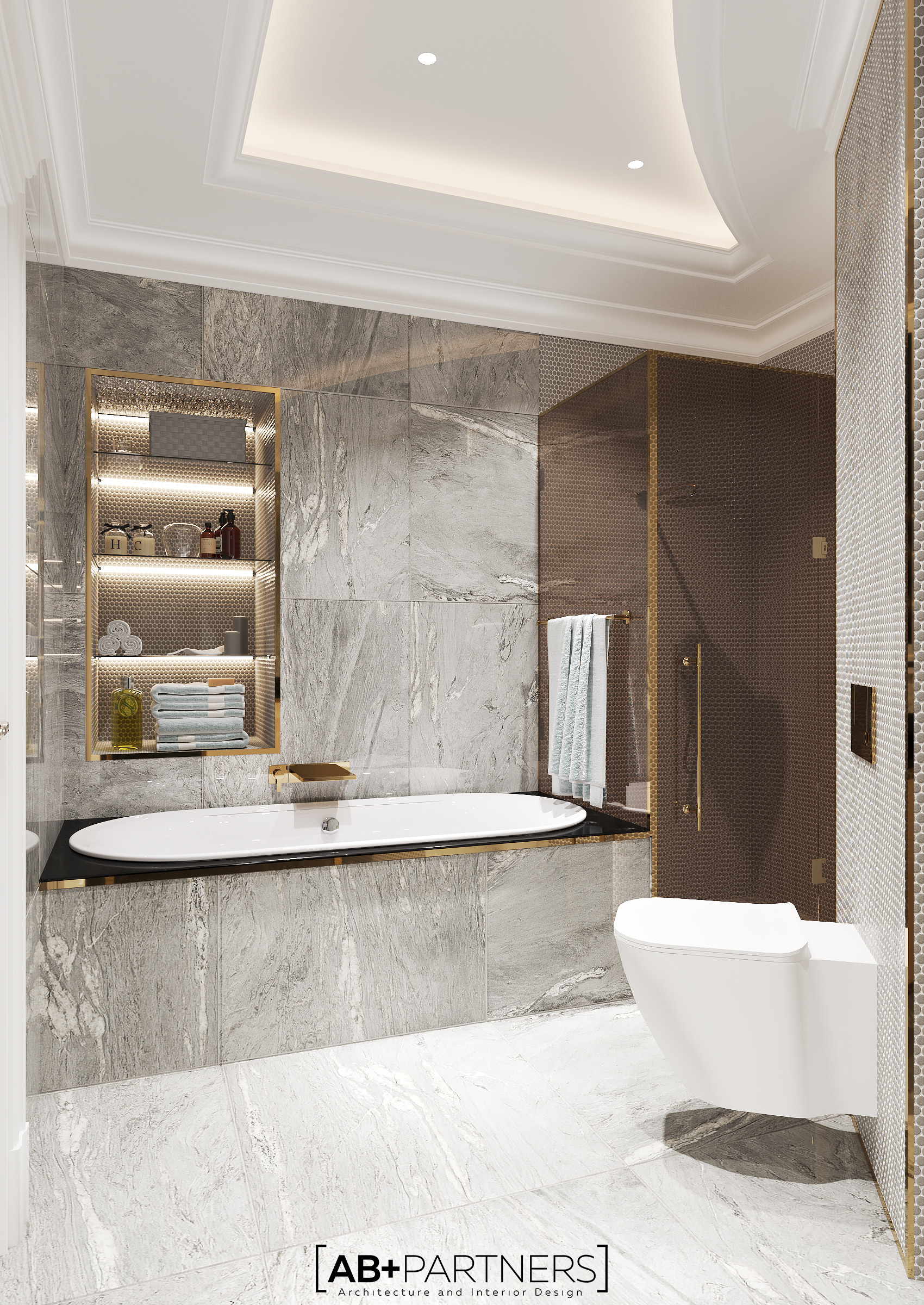 伦敦豪华别墅现代奢华室内设计-67