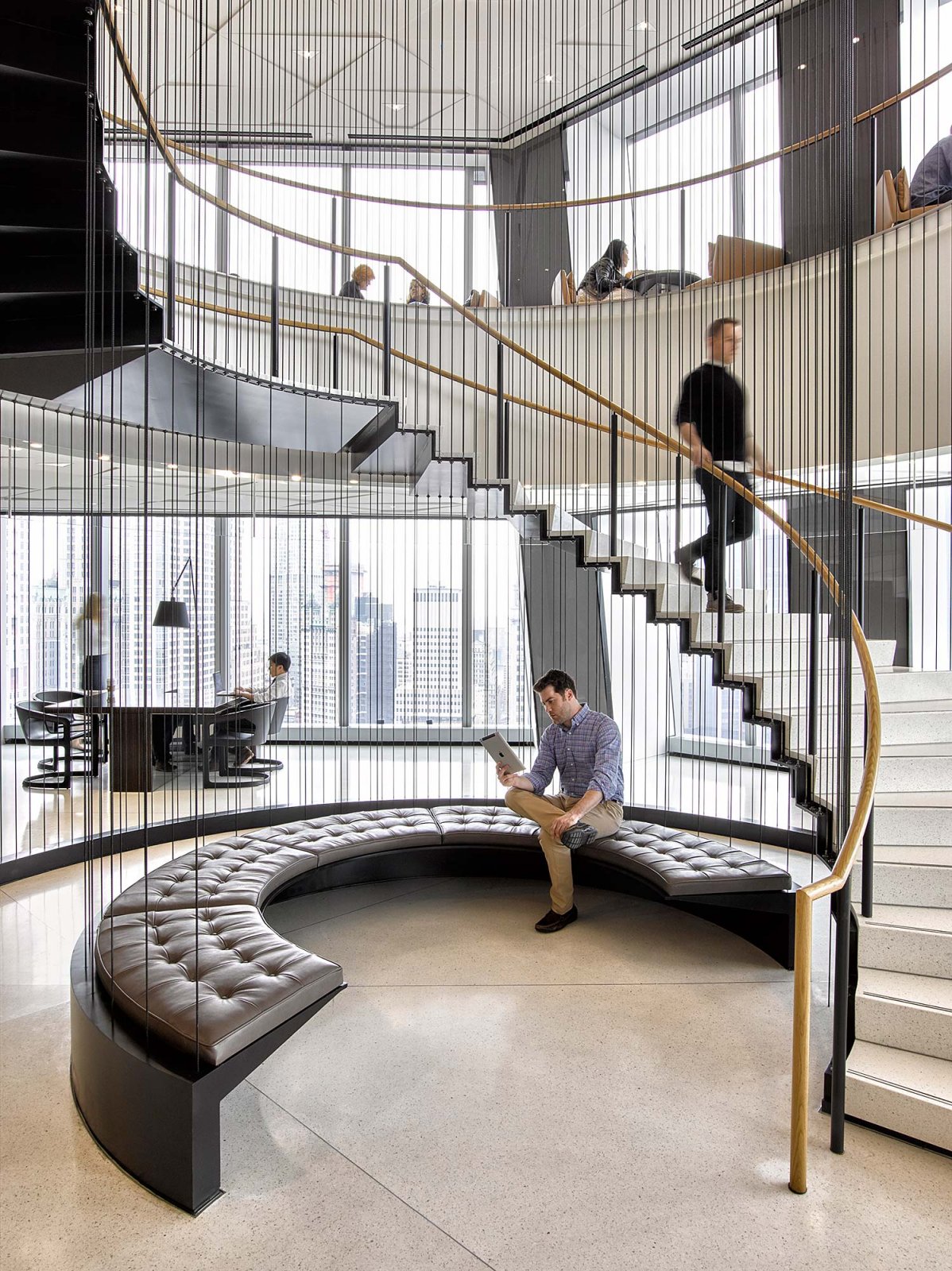 纽约世贸中心 Gensler 设计 时尚杂志办公空间-3