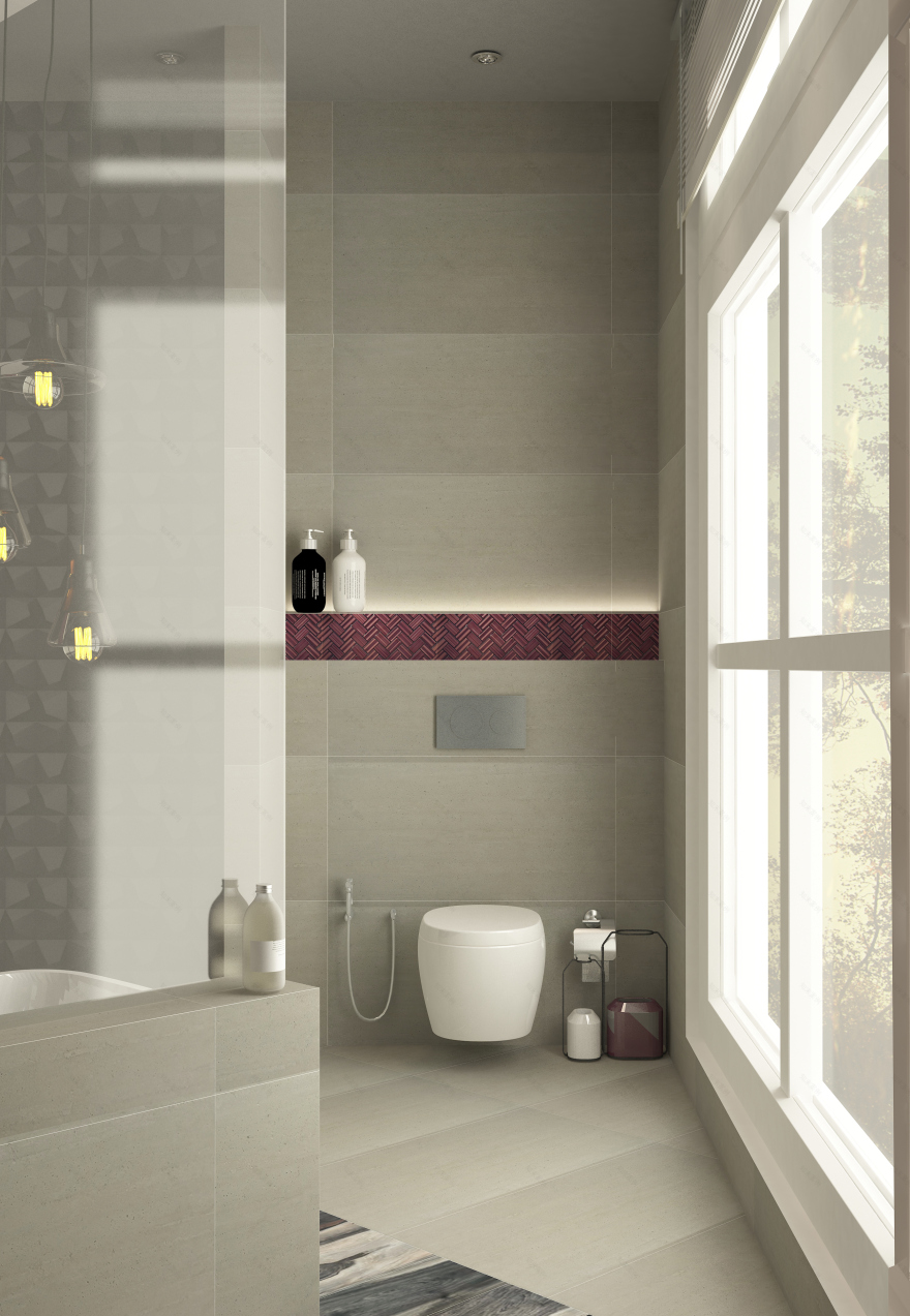 工业风主卫设计 | 开放式布局与自然光的完美融合-6