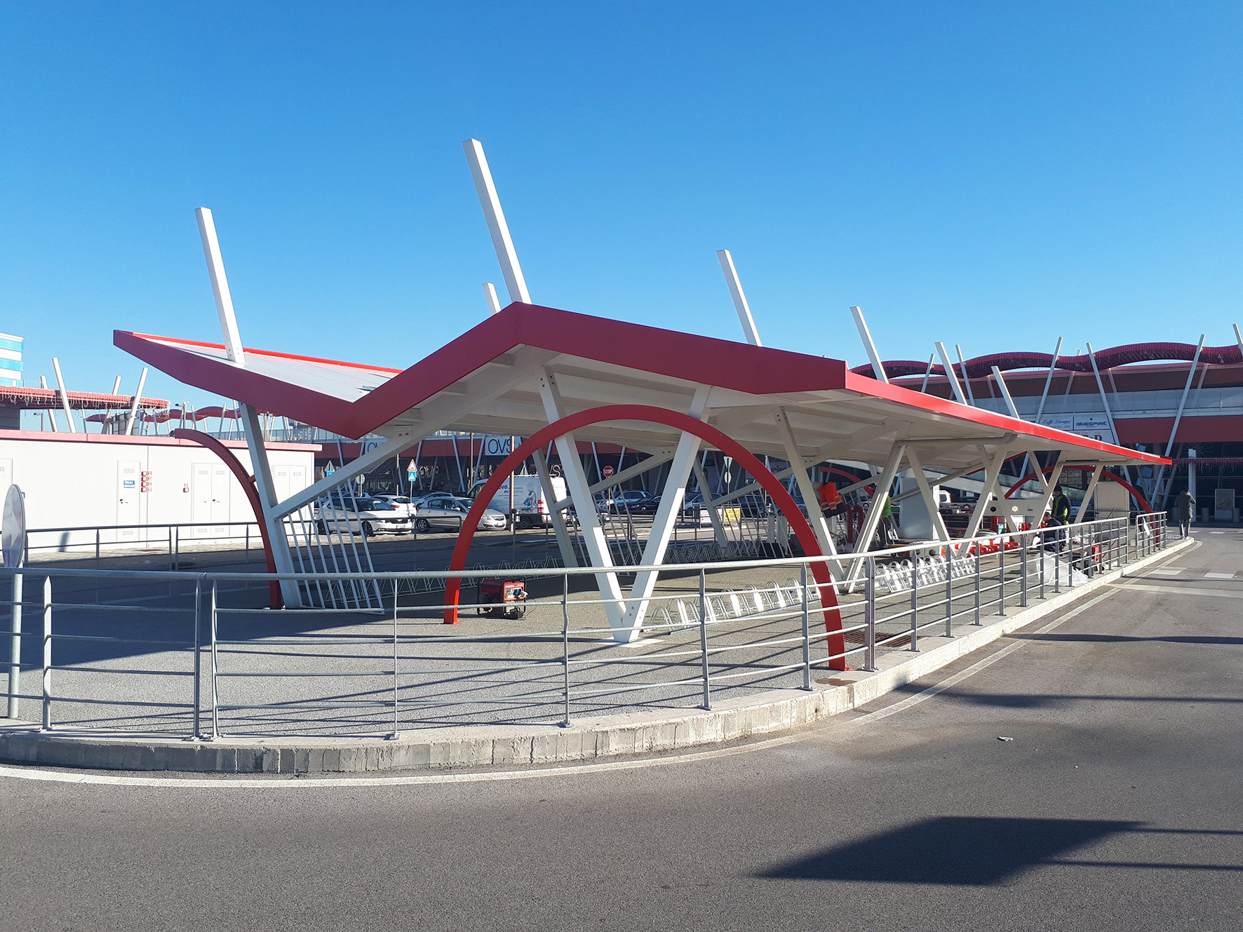 智能环保的自行车停车设施-6