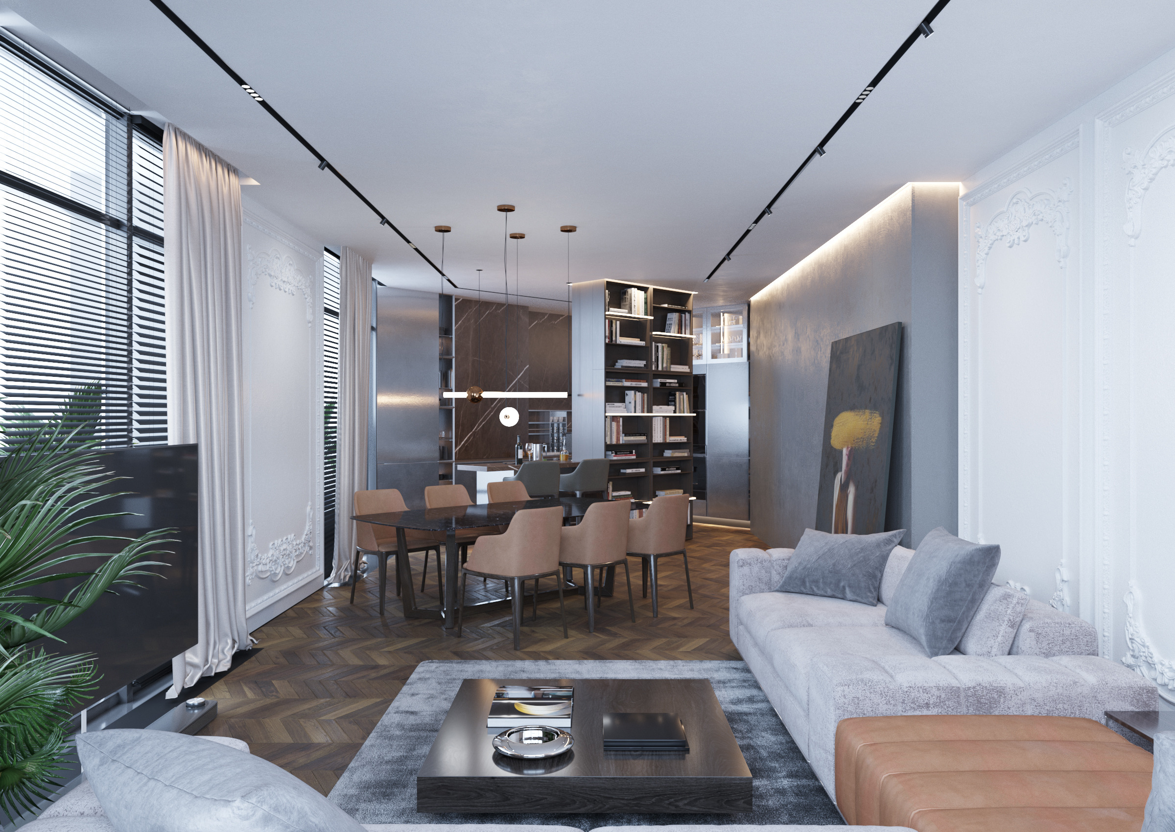 市中心顶层公寓-43