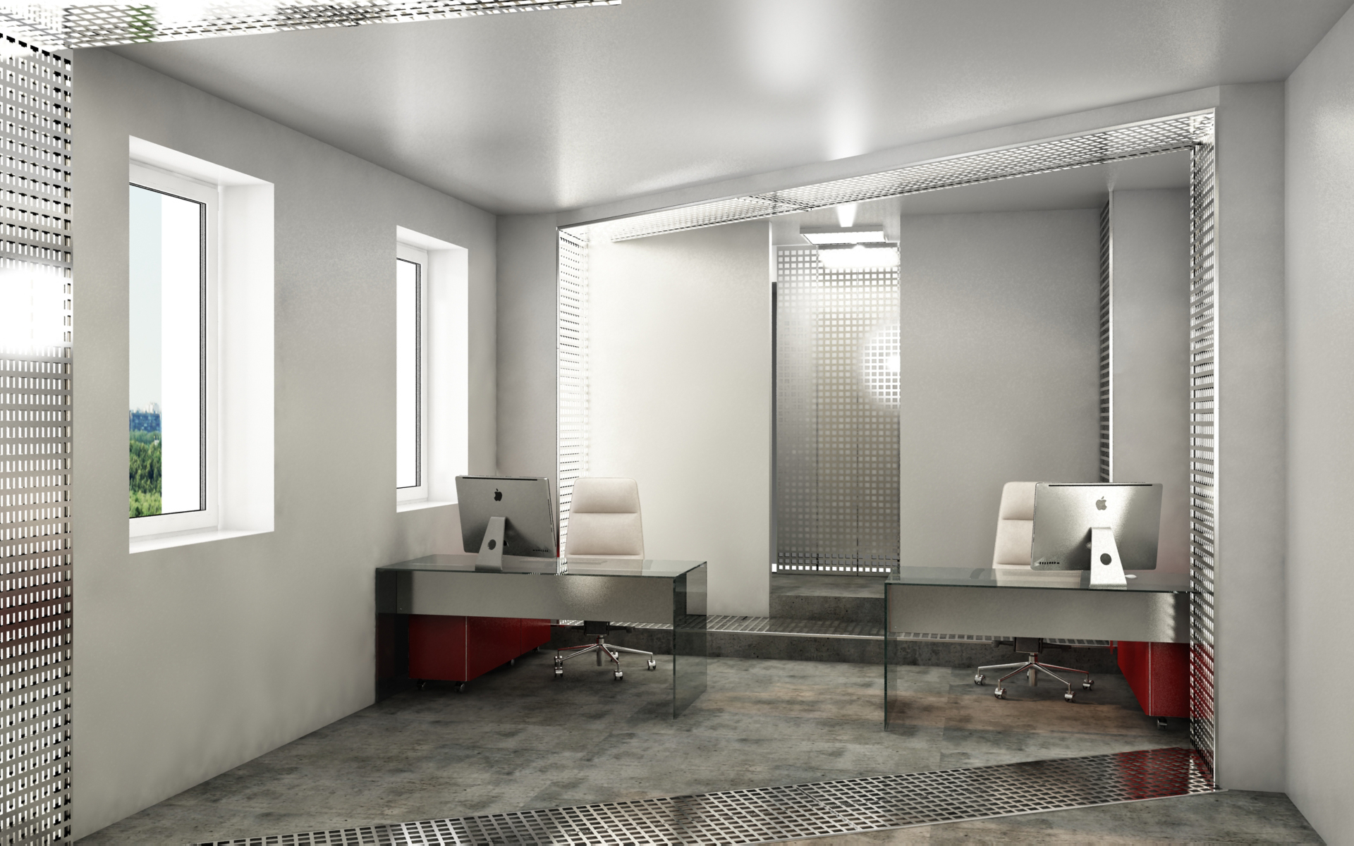 物流公司三层办公楼室内设计-4