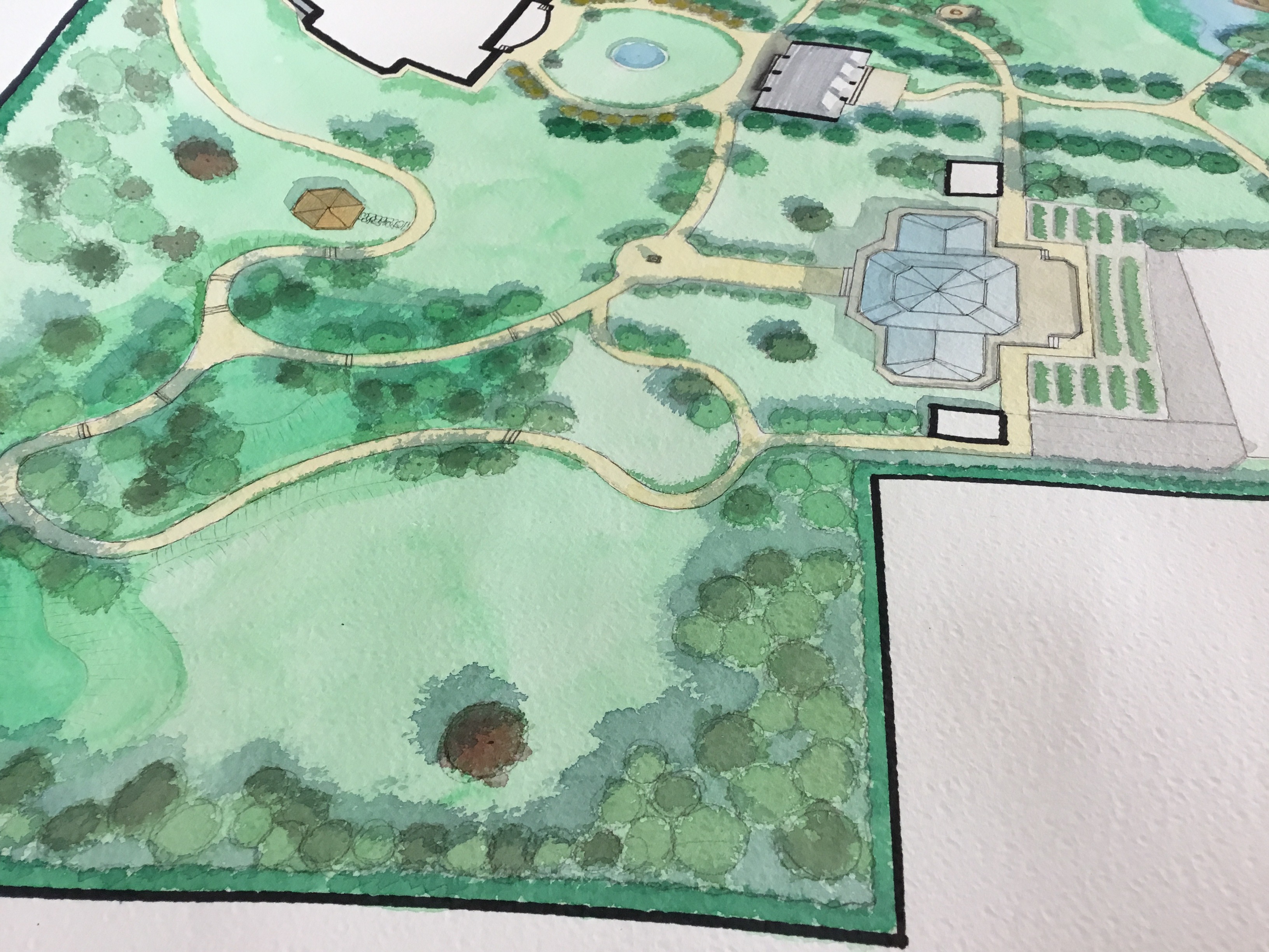 私人豪华花园设计概念-37