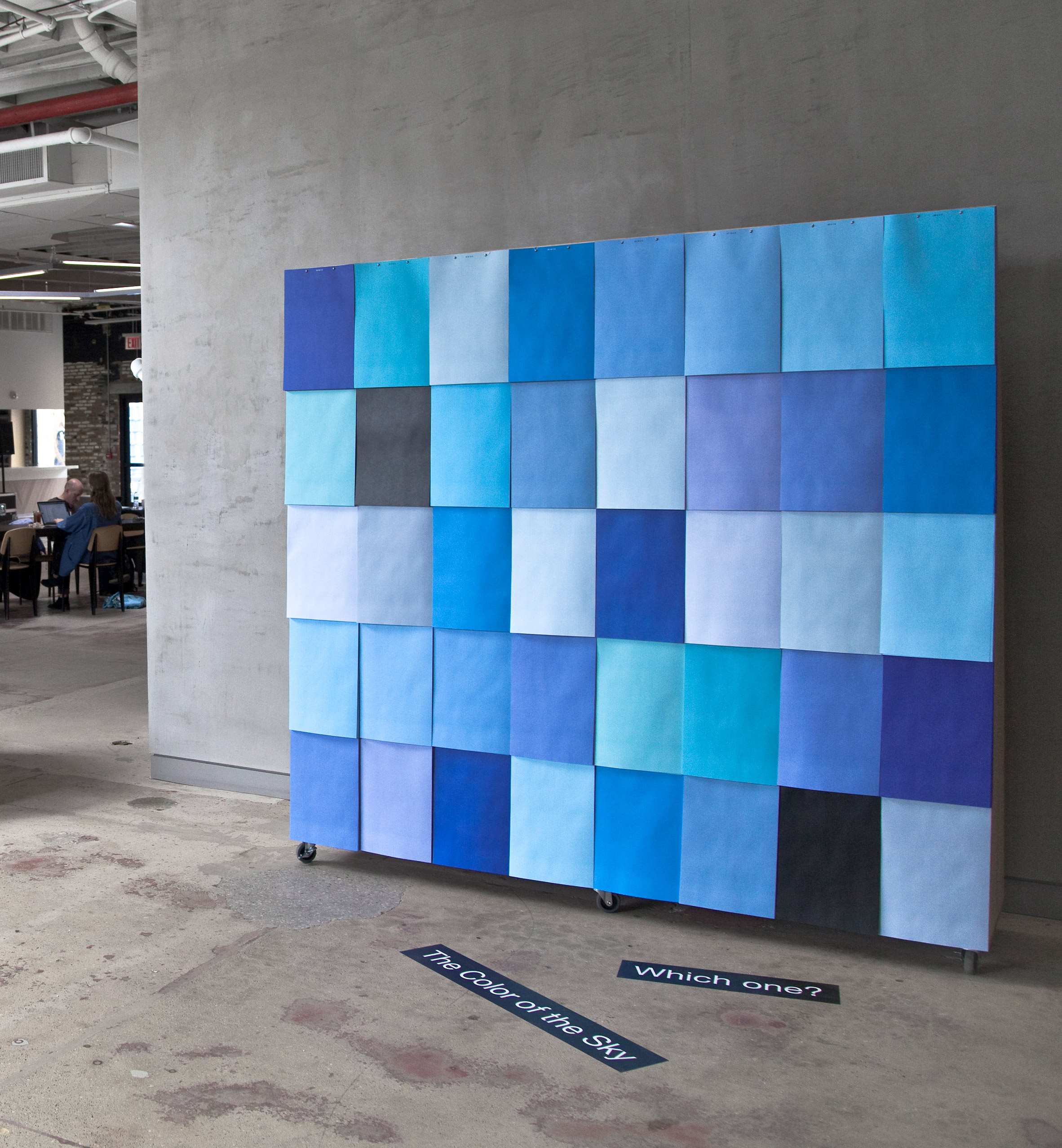 布鲁克林 A/D/O 设计中心举办的天空色彩与汉堡包互动展-3