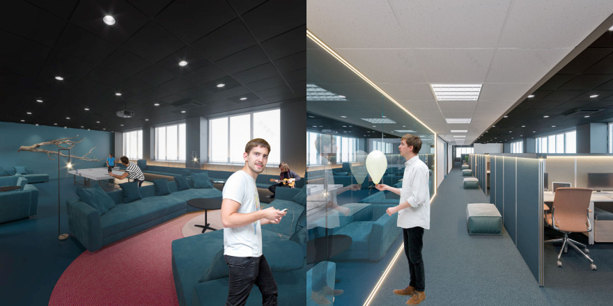 乌克兰 Svitsoft 软件公司人性化办公空间设计-13