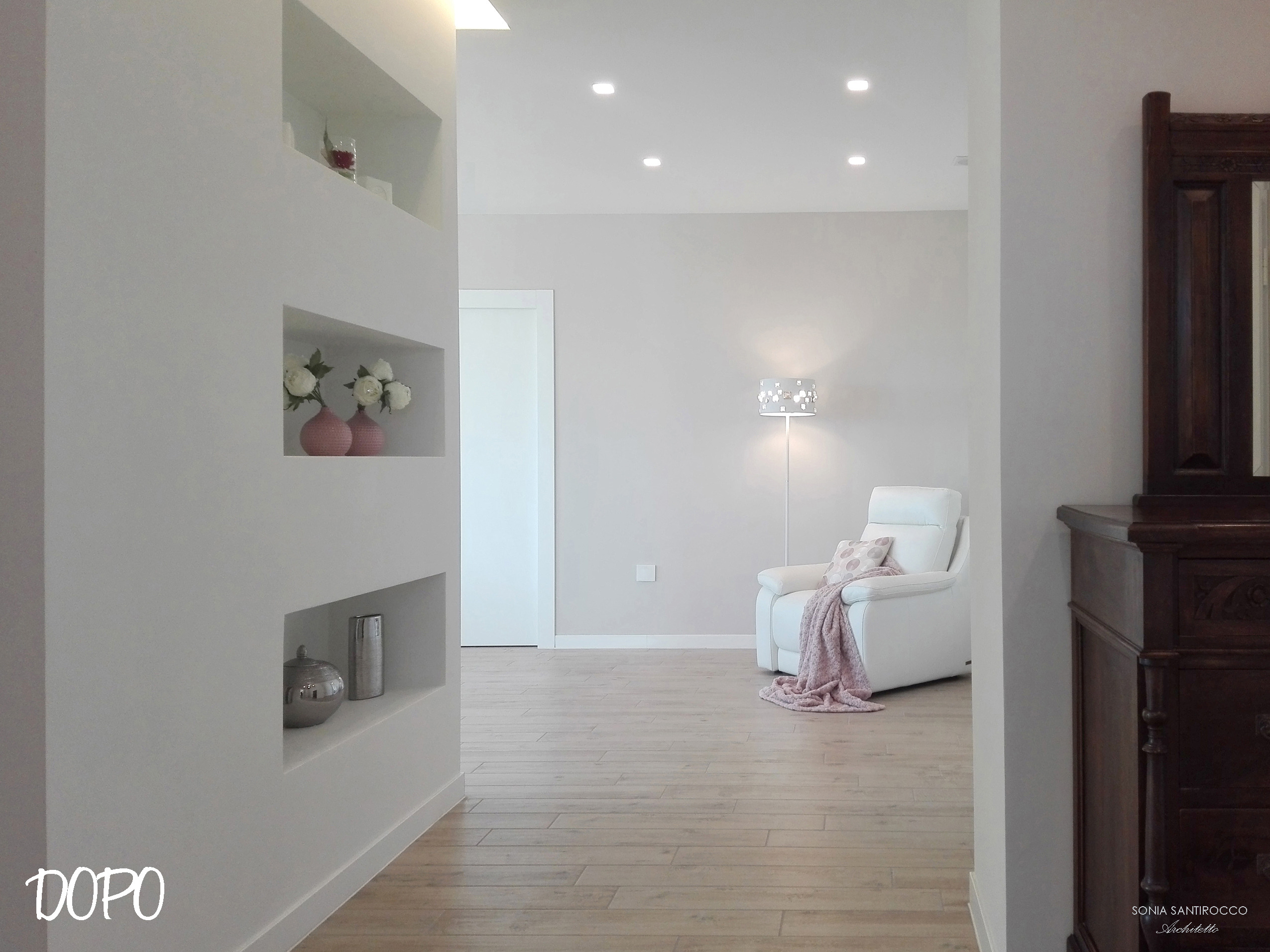 温馨开放式空间 | 意大利公寓客厅设计-37