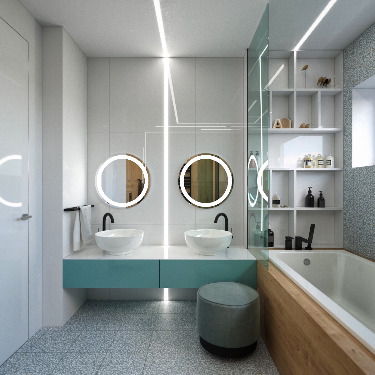 乌克兰极简私人住宅设计-49