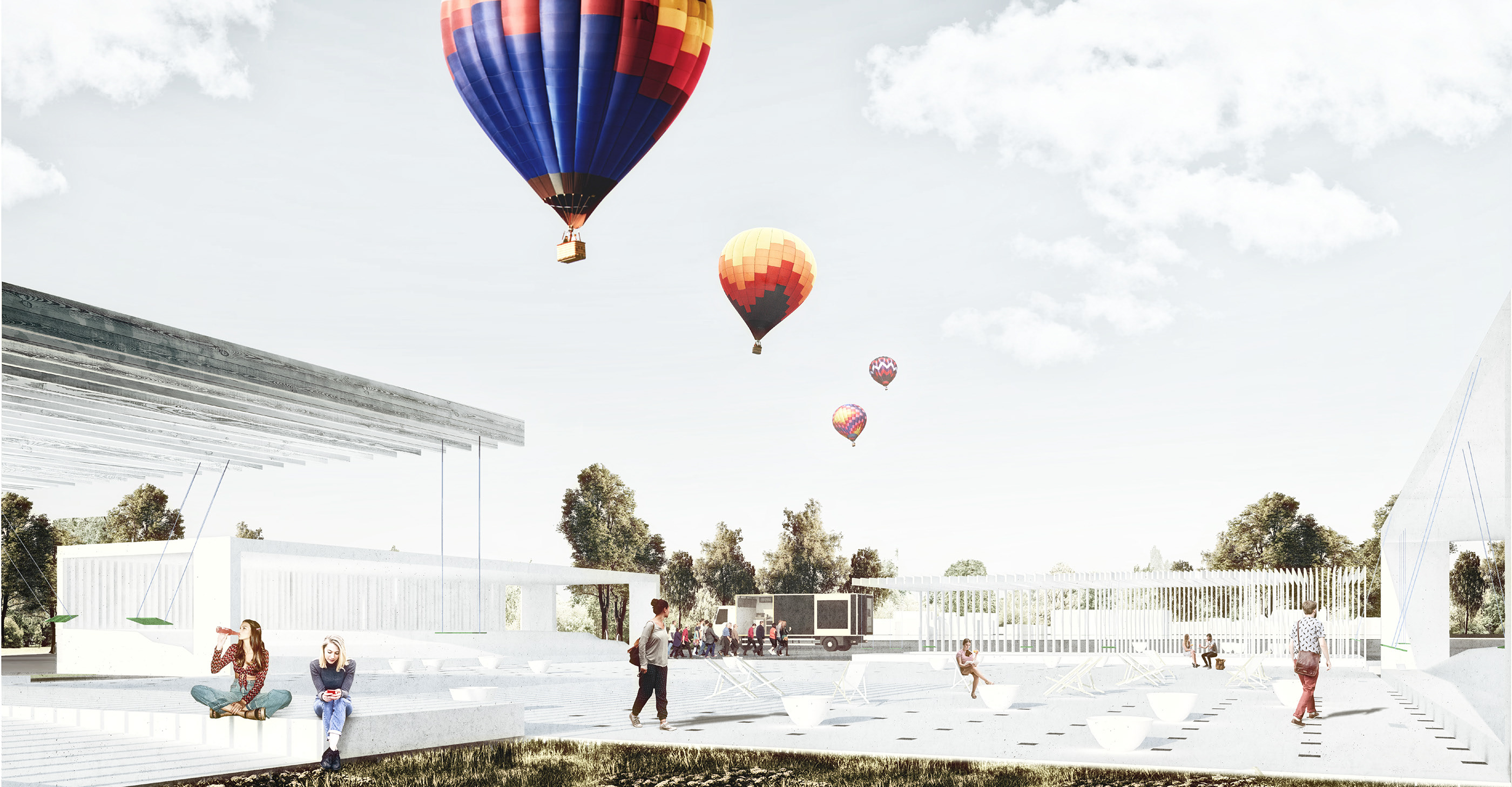 波兰 Toruń城堡滨水区改造 | 滨水景观与历史遗迹的和谐融合-8