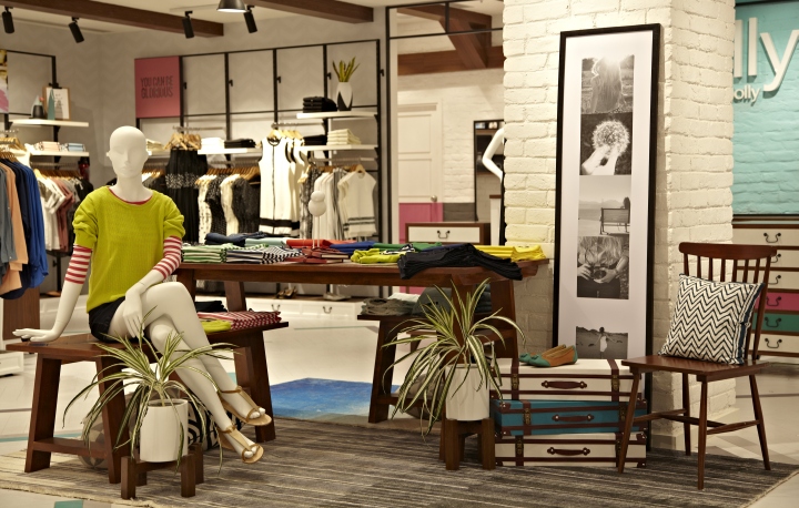 Restore设计的印度Solly Allen Solly阁楼风格女装专卖店-8