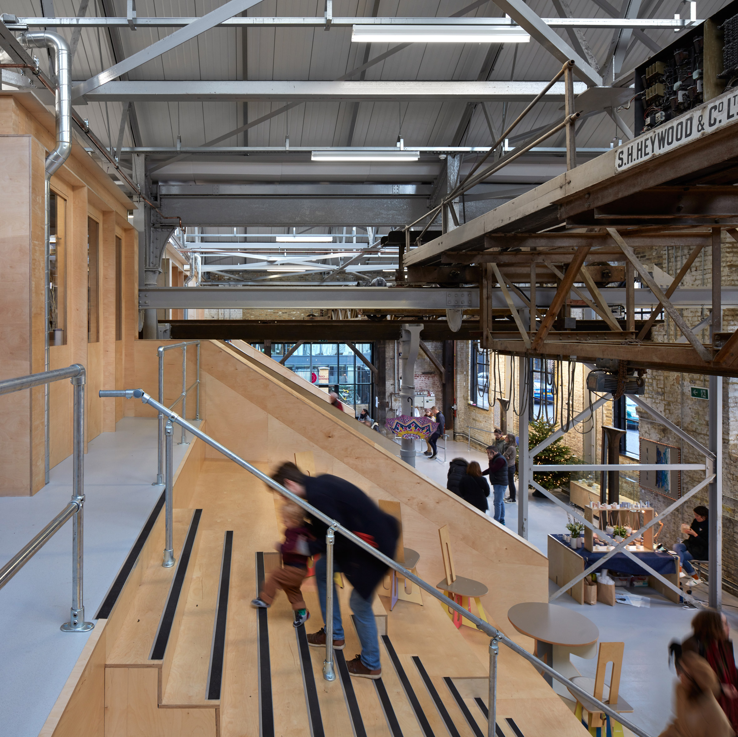 Emrys Architects converts east London ironworks into studios-8