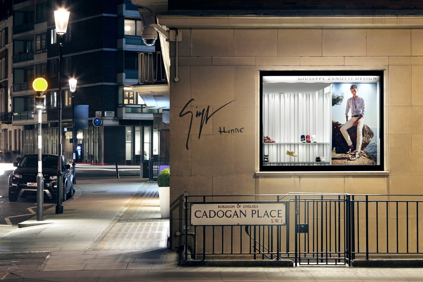 伦敦 Giuseppe Zanotti 男士专卖店 - 传统意式风情与现代空间的完美融合-0
