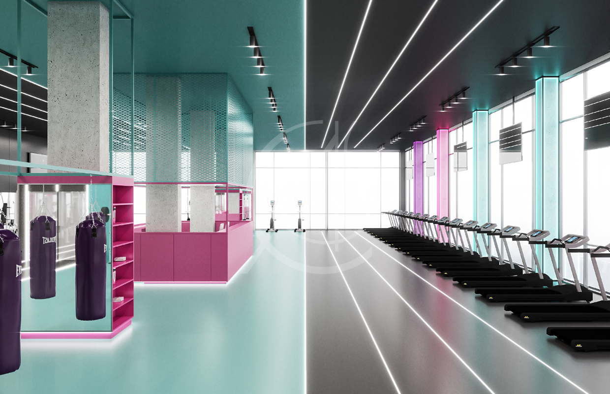 女士健身中心室内设计-18