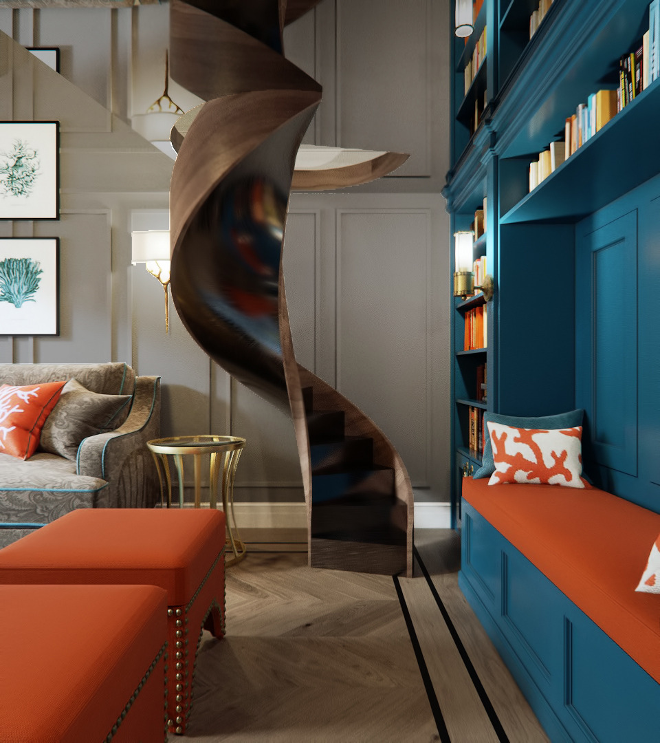 2017 年完成的莫斯科 Nevsky 公寓改造-3