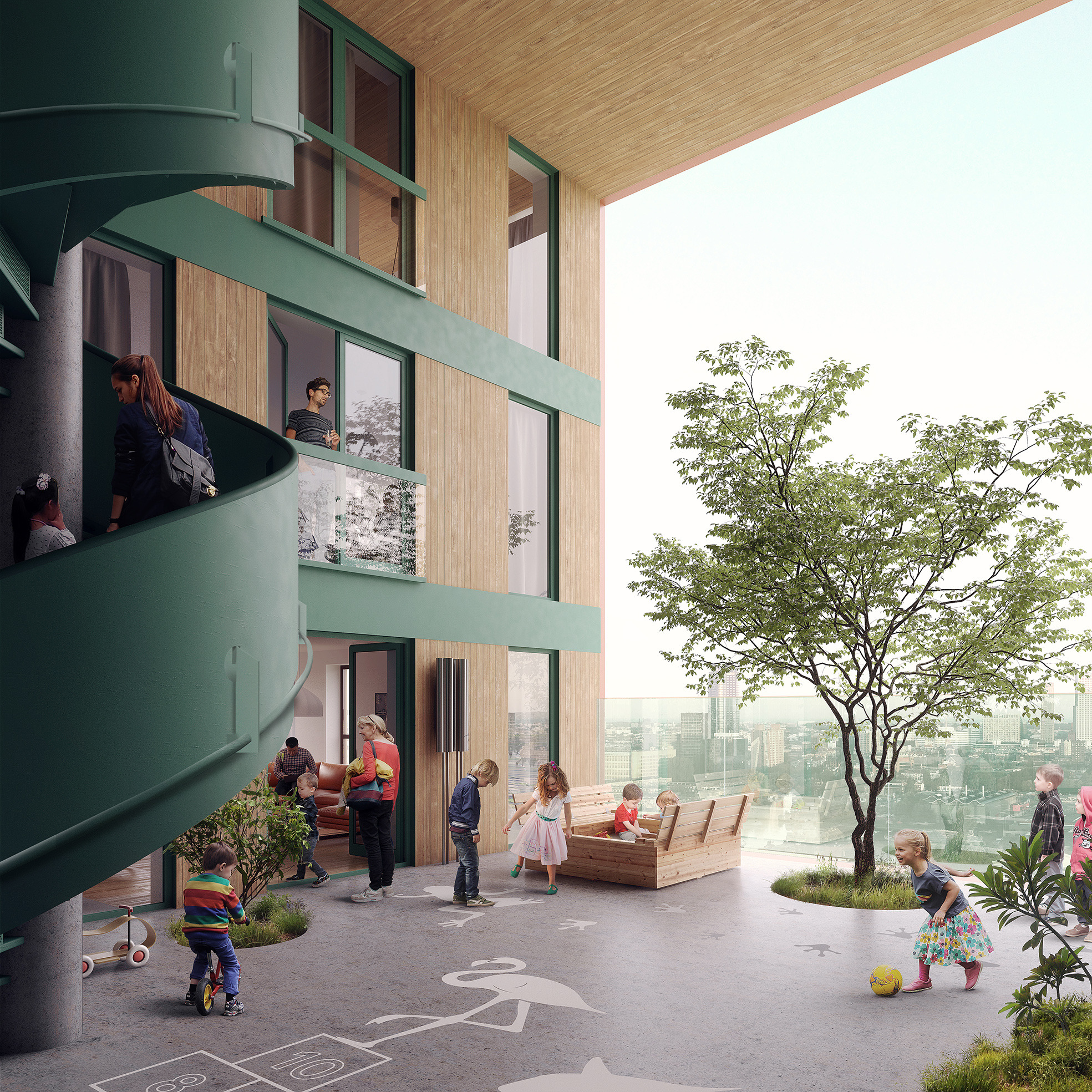 荷兰 Binck Blocks 塔楼-4