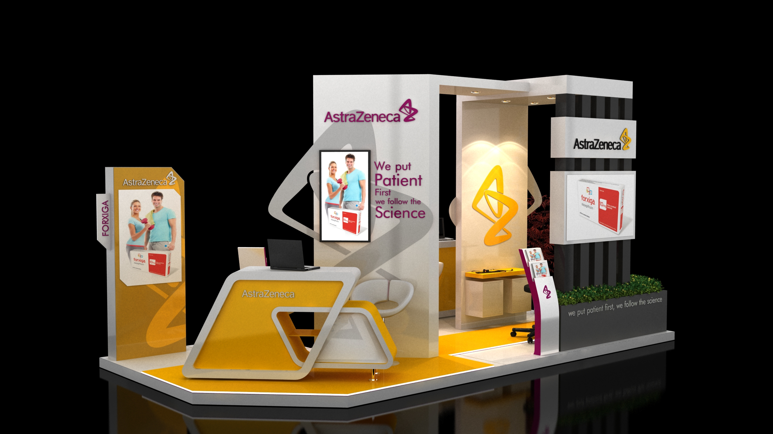 AstraZeneca 3x6 展位设计-4