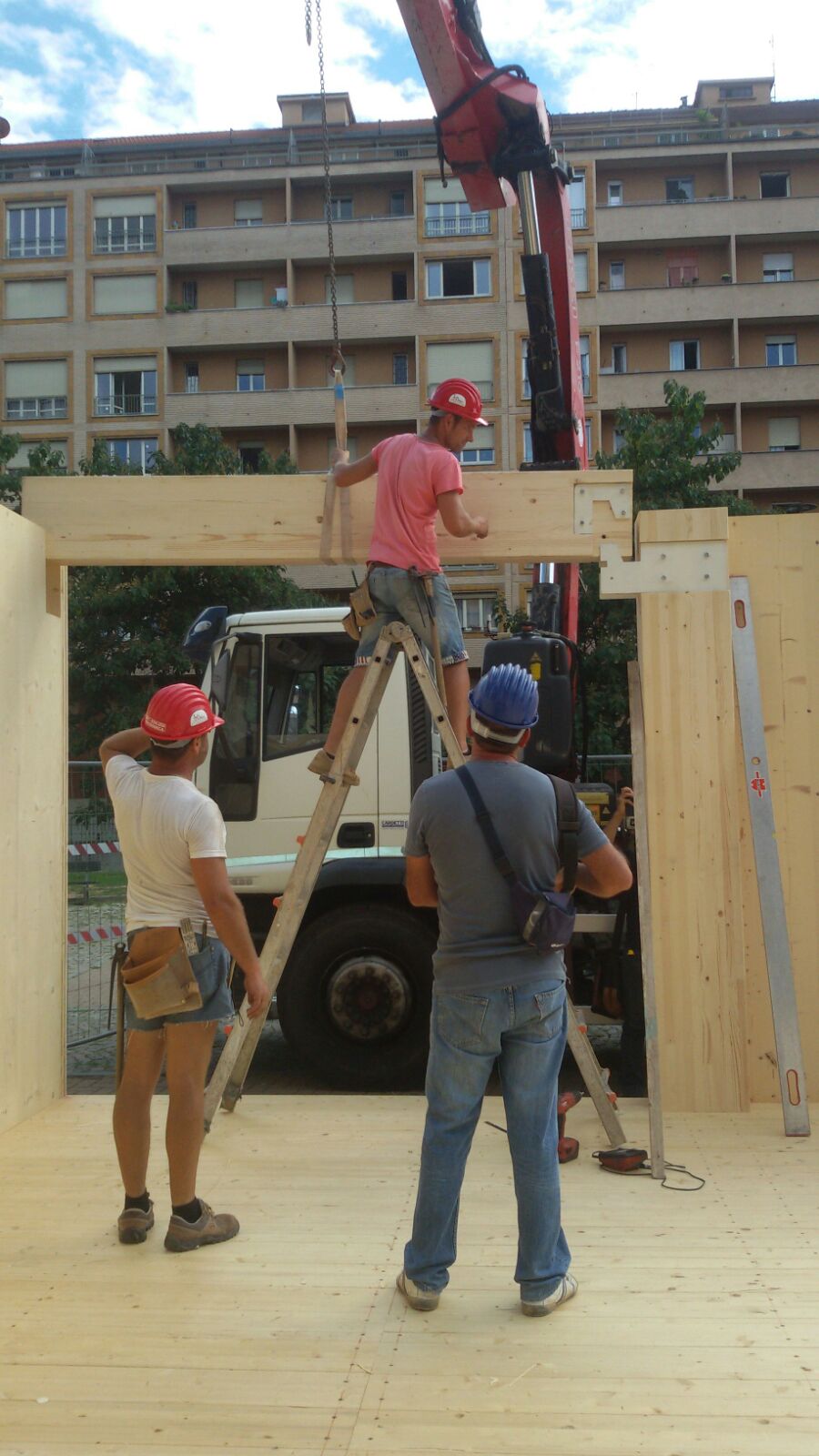 意大利都灵智能城市 Connego 公共广场木结构建筑-11