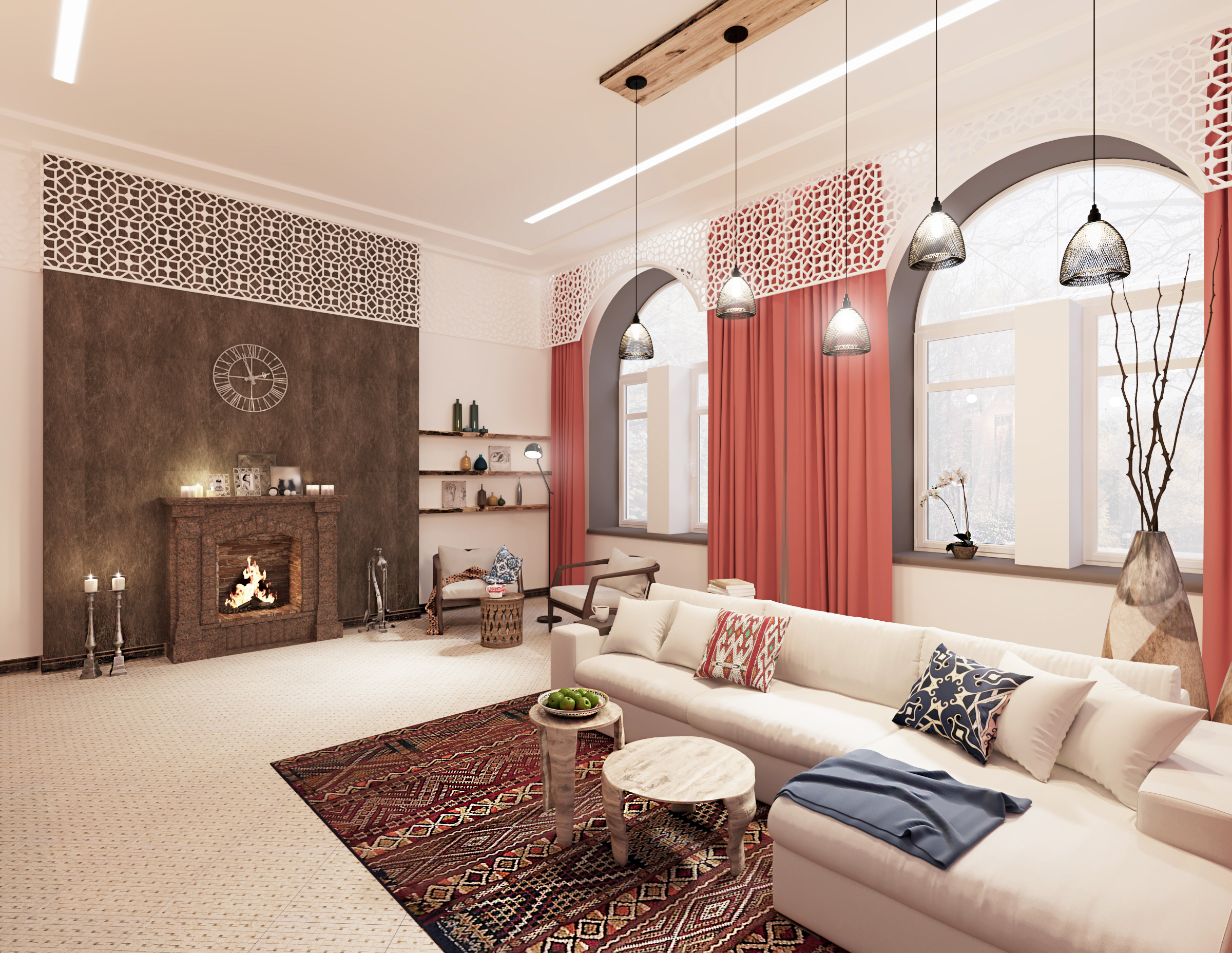 House. Moroccan motifs - 1nd floor-18