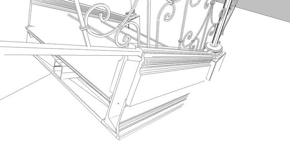 2012 年经典风格钢制单家庭住宅楼梯设计-25