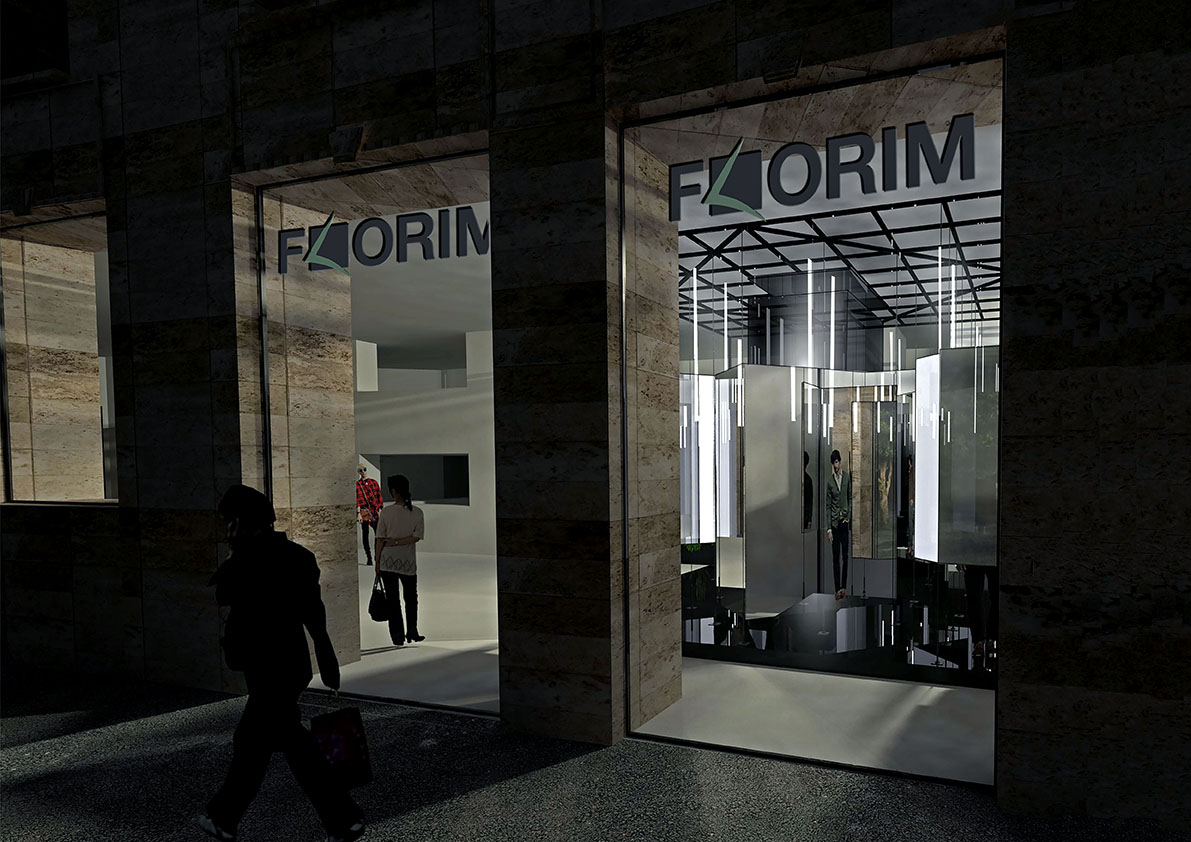 米兰 Florim 展厅——数据网络理念的镜像空间-0