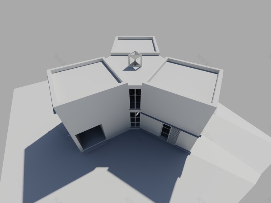 倾斜地块上的现代住宅设计-3