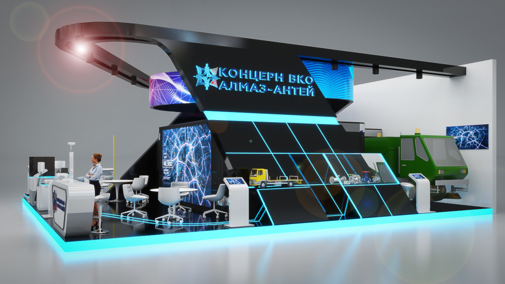 Exclusive Exhibition Stand for the Almaz-Antey-1