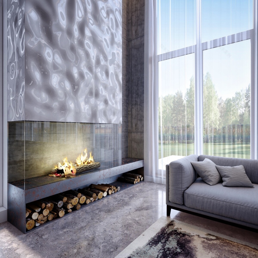 乌克兰极简私人住宅设计-17