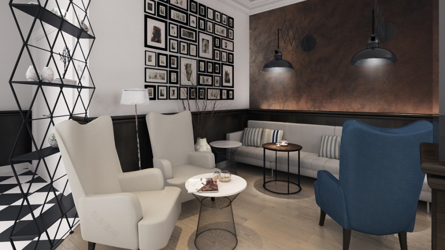 折衷风格酒店内饰-10