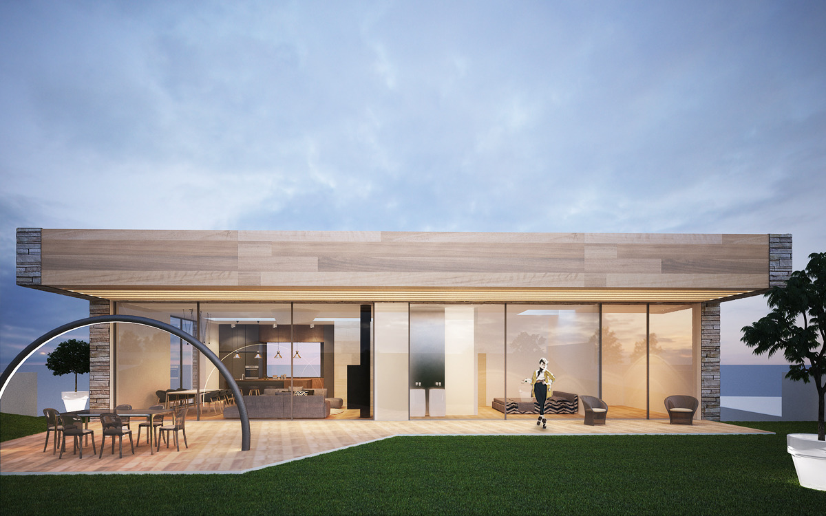 现代简约风独栋别墅设计-1