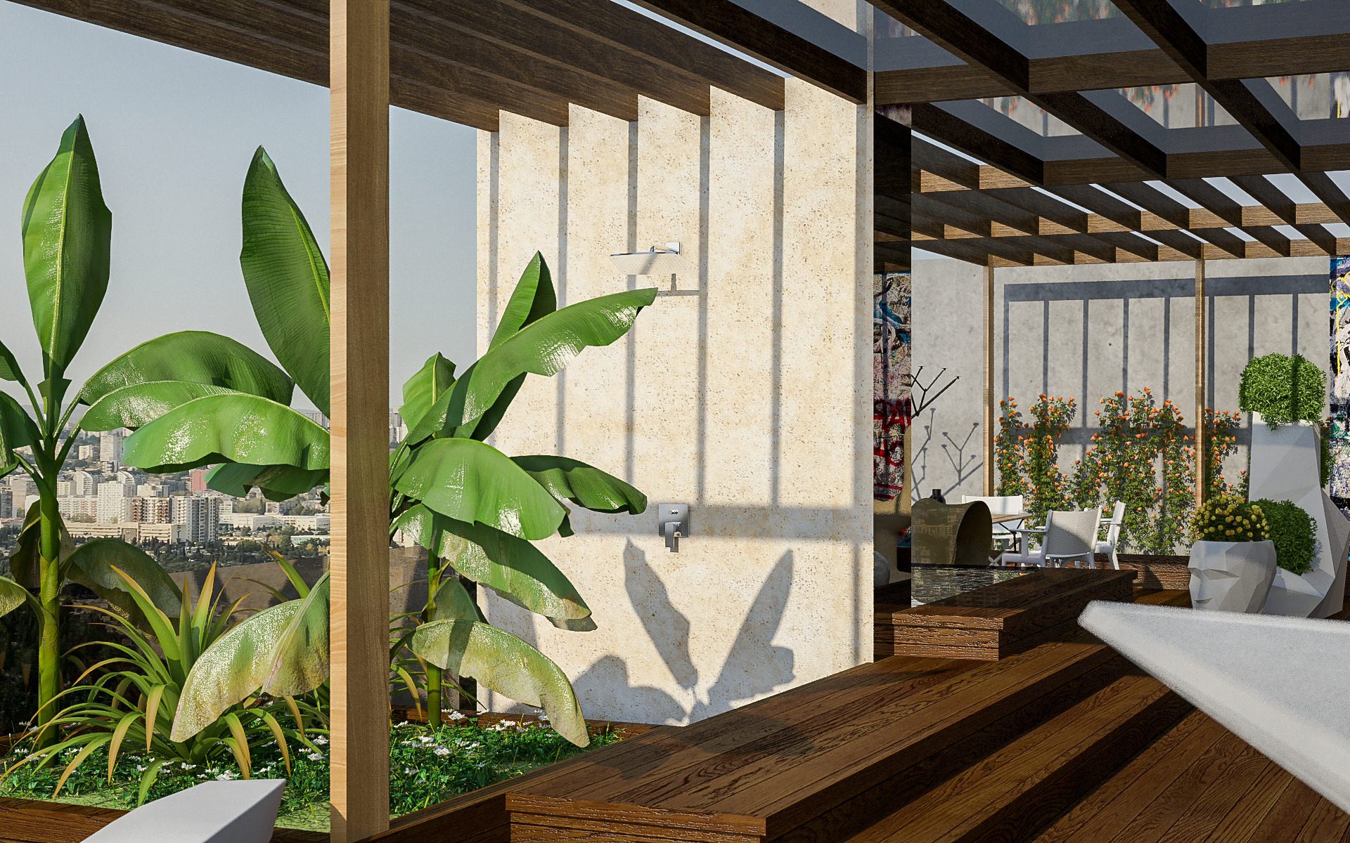 都市幻影 | 200 平米顶层公寓设计-33