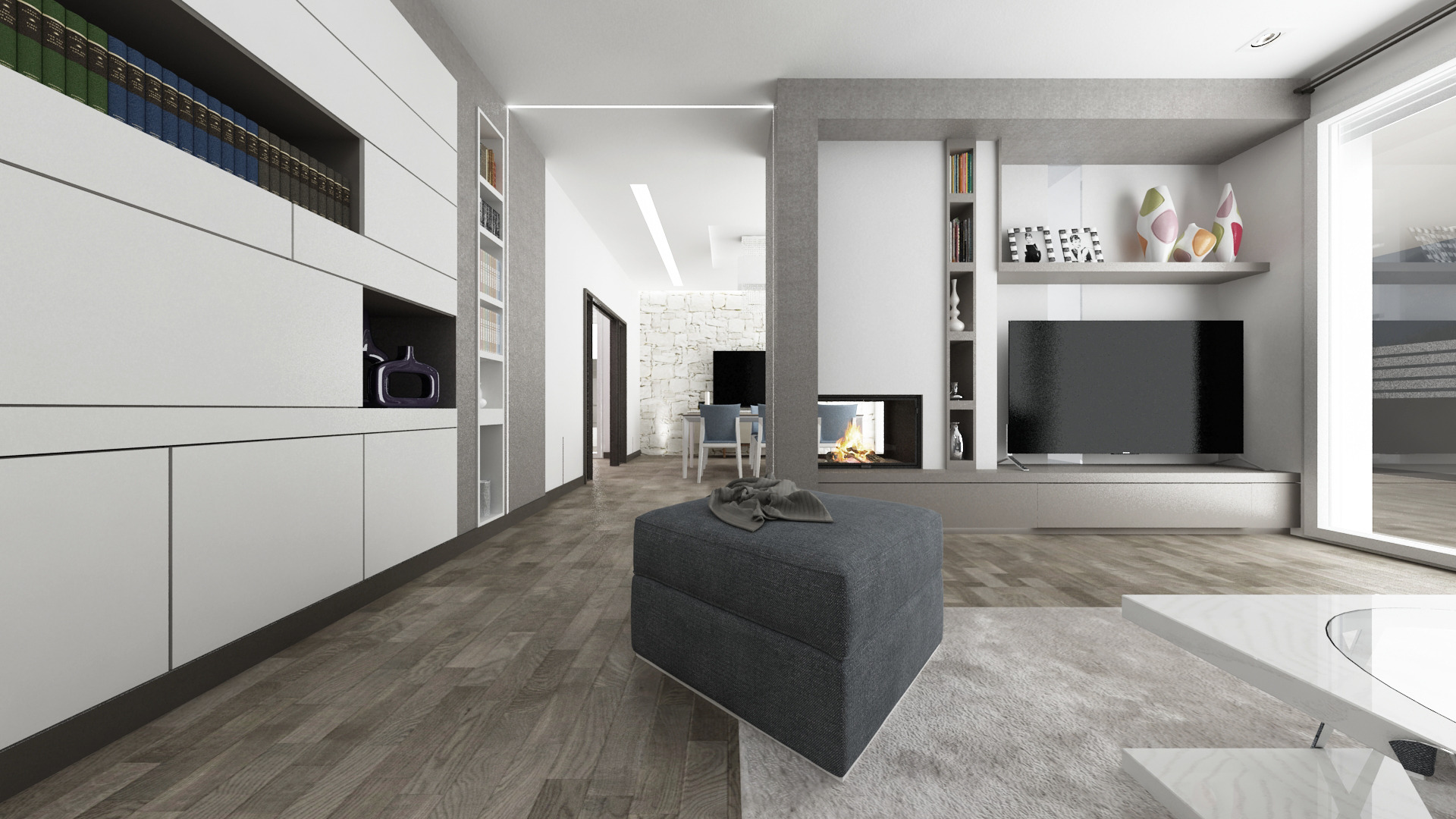 现代家庭别墅设计，室内外和谐共生-22