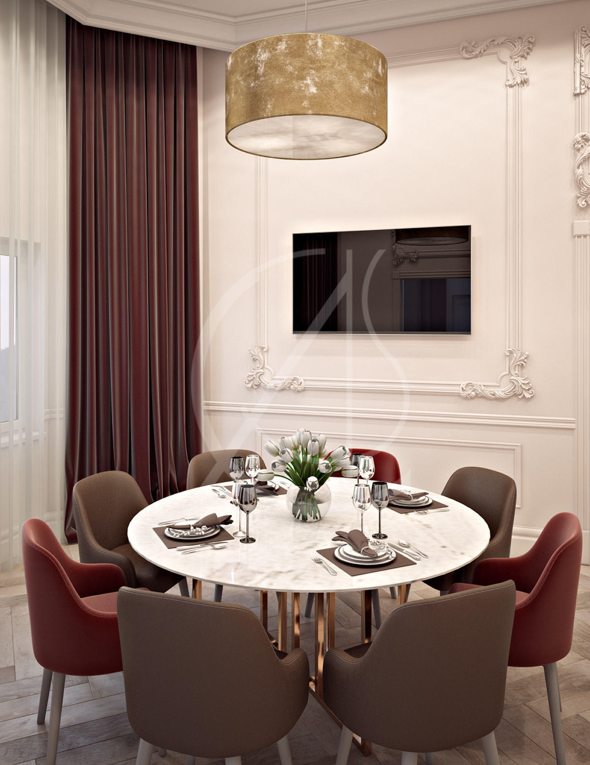 卡塔尔新古典宫殿设计，完美融合古典与现代-33