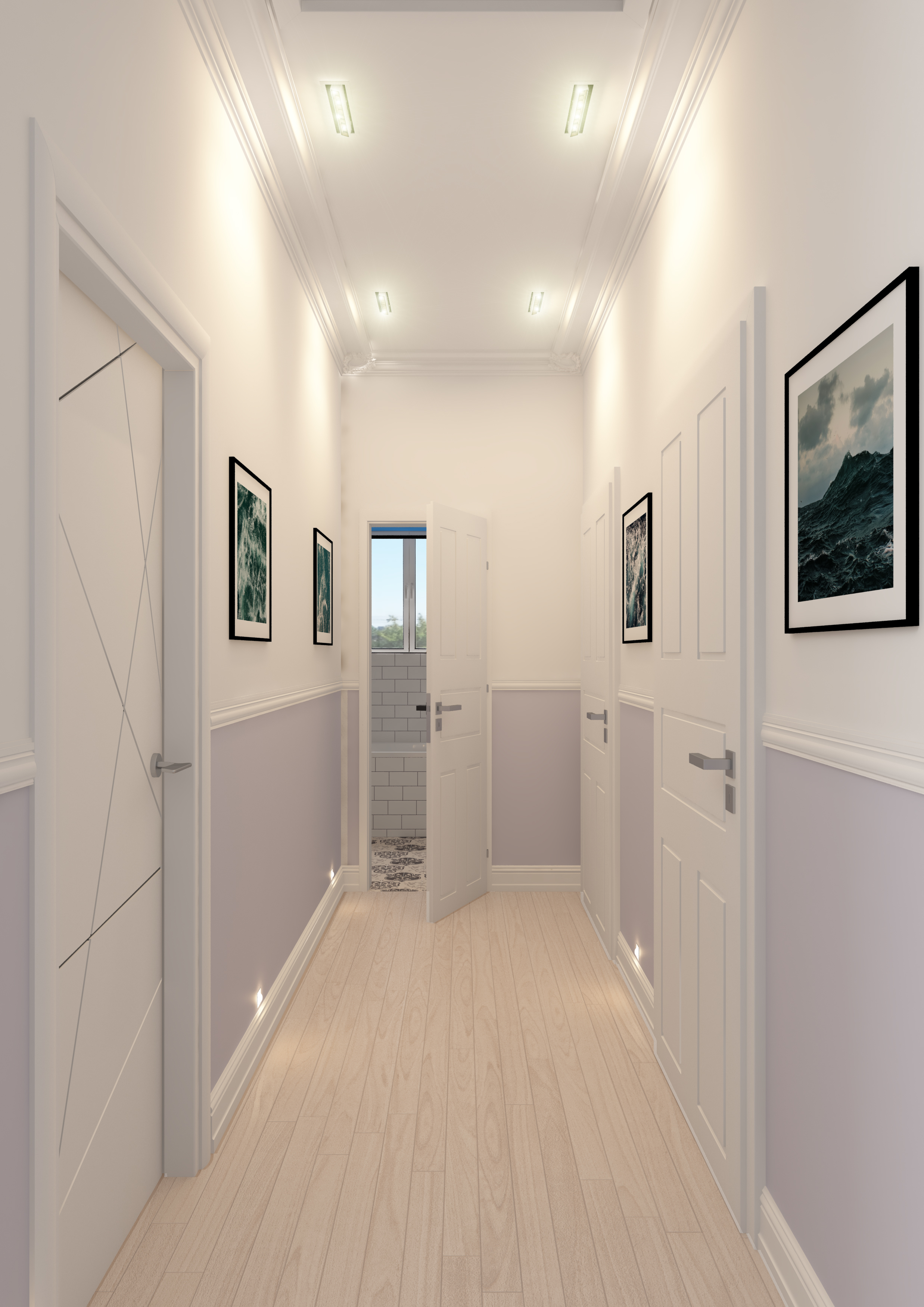 三口之家 100 平米私密住宅设计-19