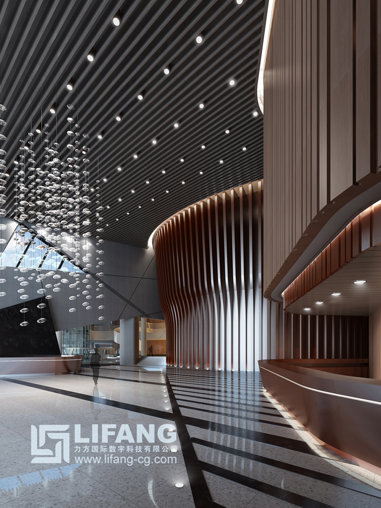 专业室内渲染公司展示办公空间设计佳作-17