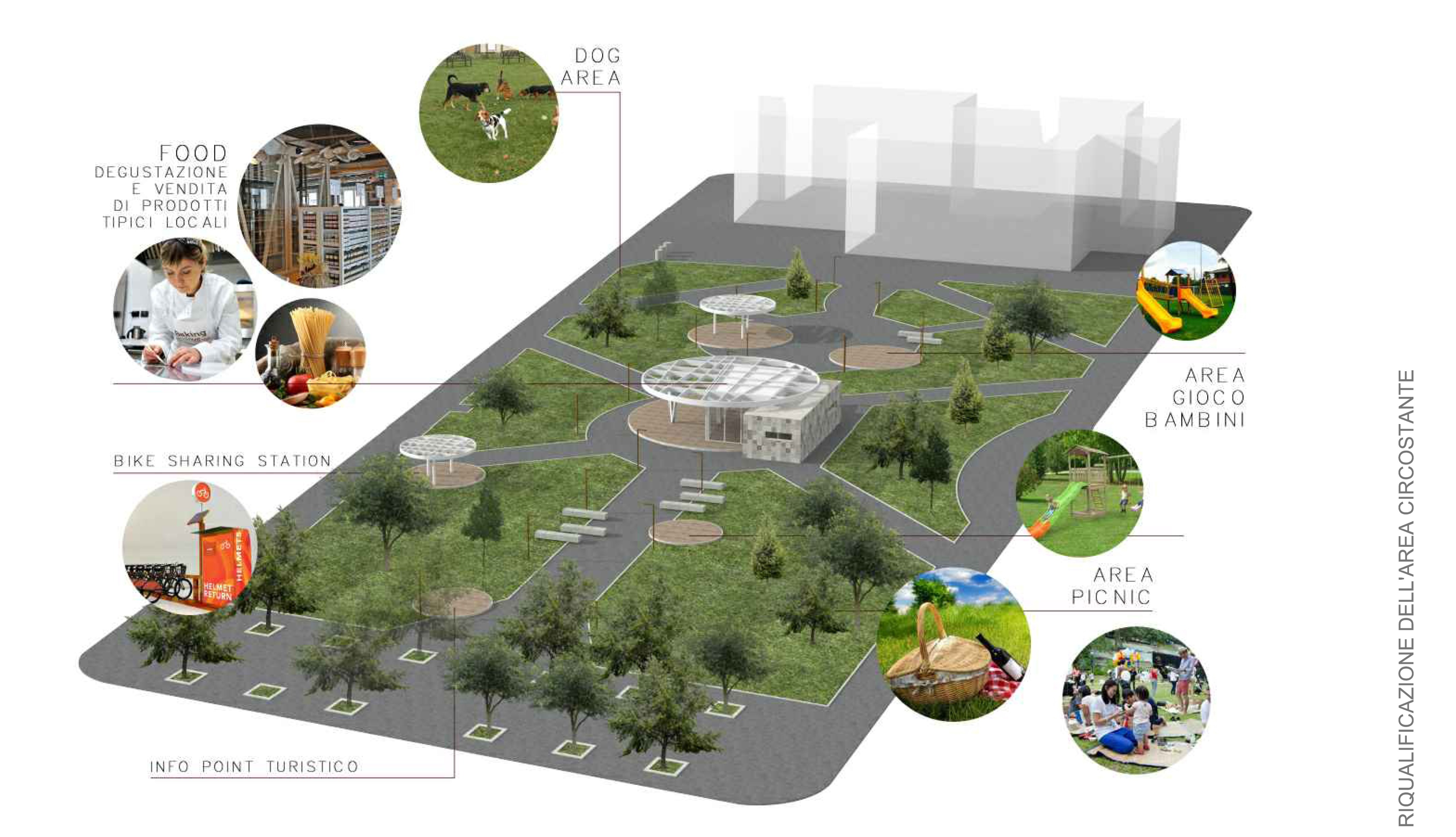 未实现的公共花园设计 | 评述 Pescara“五一广场”花园改造计划-1