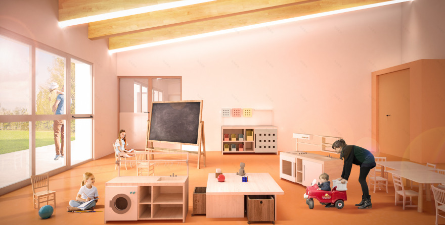 意大利 Verona 市 San Bonifacio 幼儿园设计-5