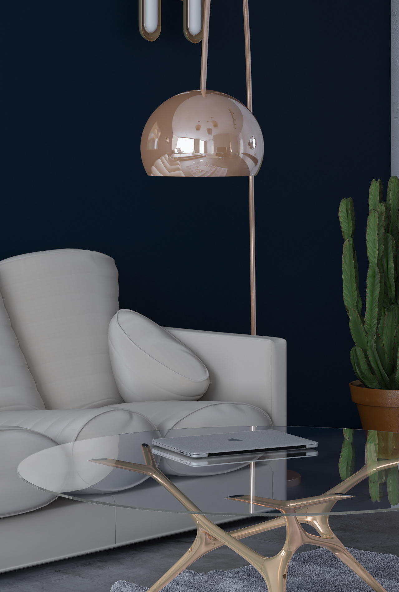 铜与混凝土的精致生活空间-4