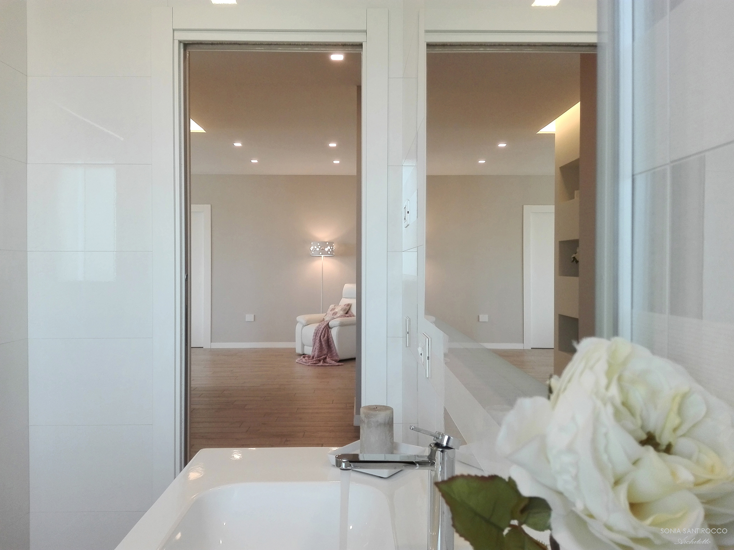 温馨开放式空间 | 意大利公寓客厅设计-34