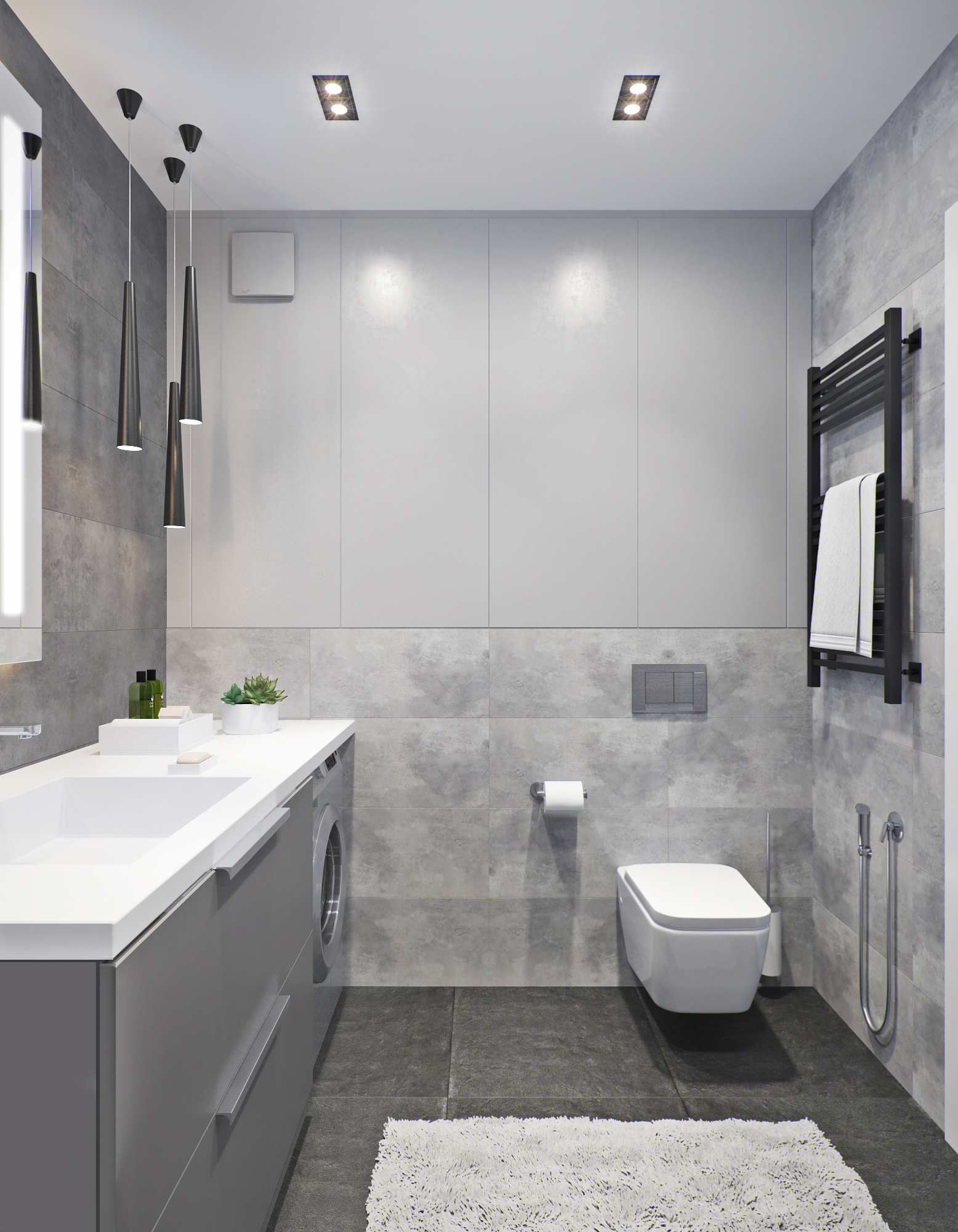 2017 年乌克兰基辅灰色系室内设计案例-19