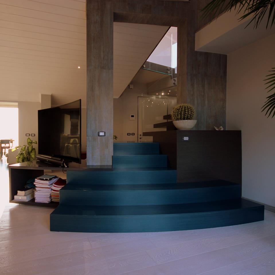 梦幻蓝调之家·意式风格室内设计-7