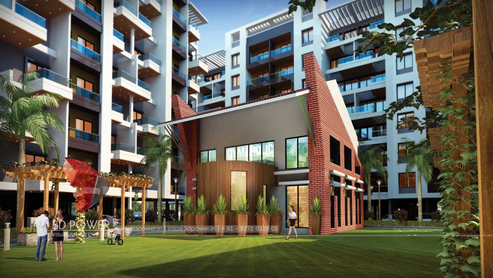 现代都市公寓建筑设计-5