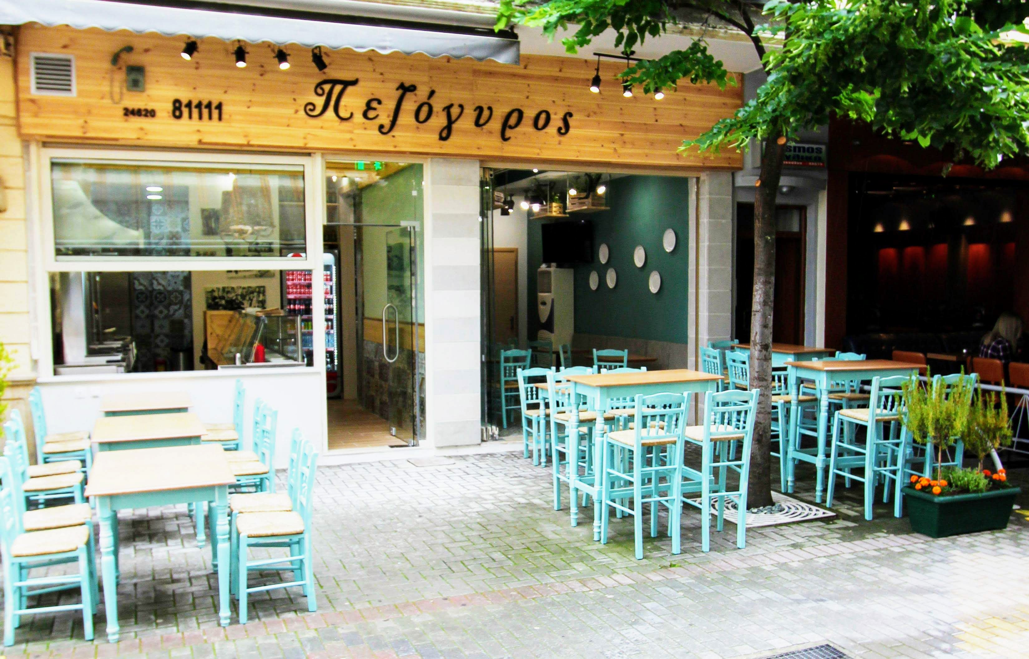 复古风快餐厅，呈现希腊风情-3