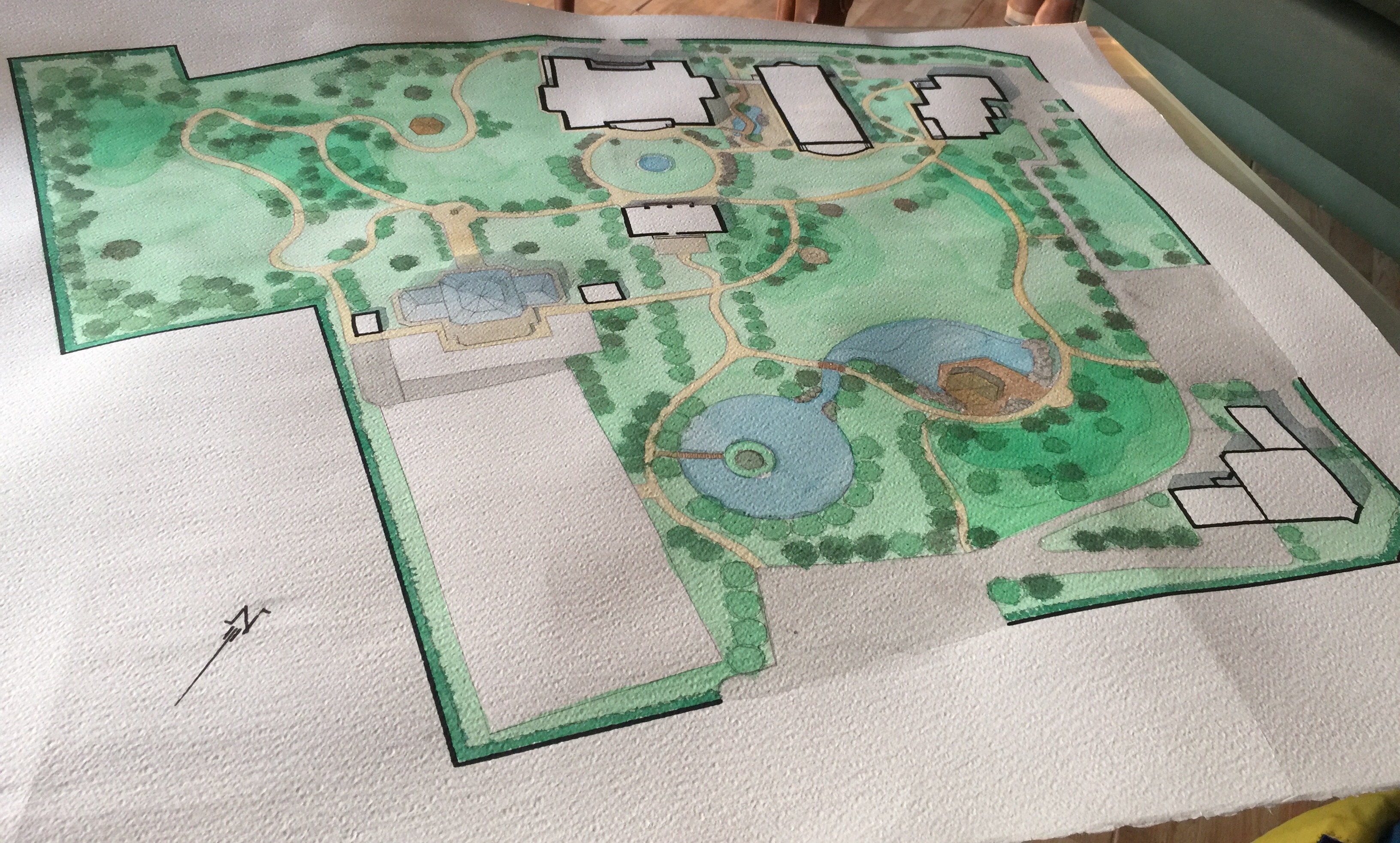 私人豪华花园设计概念-21