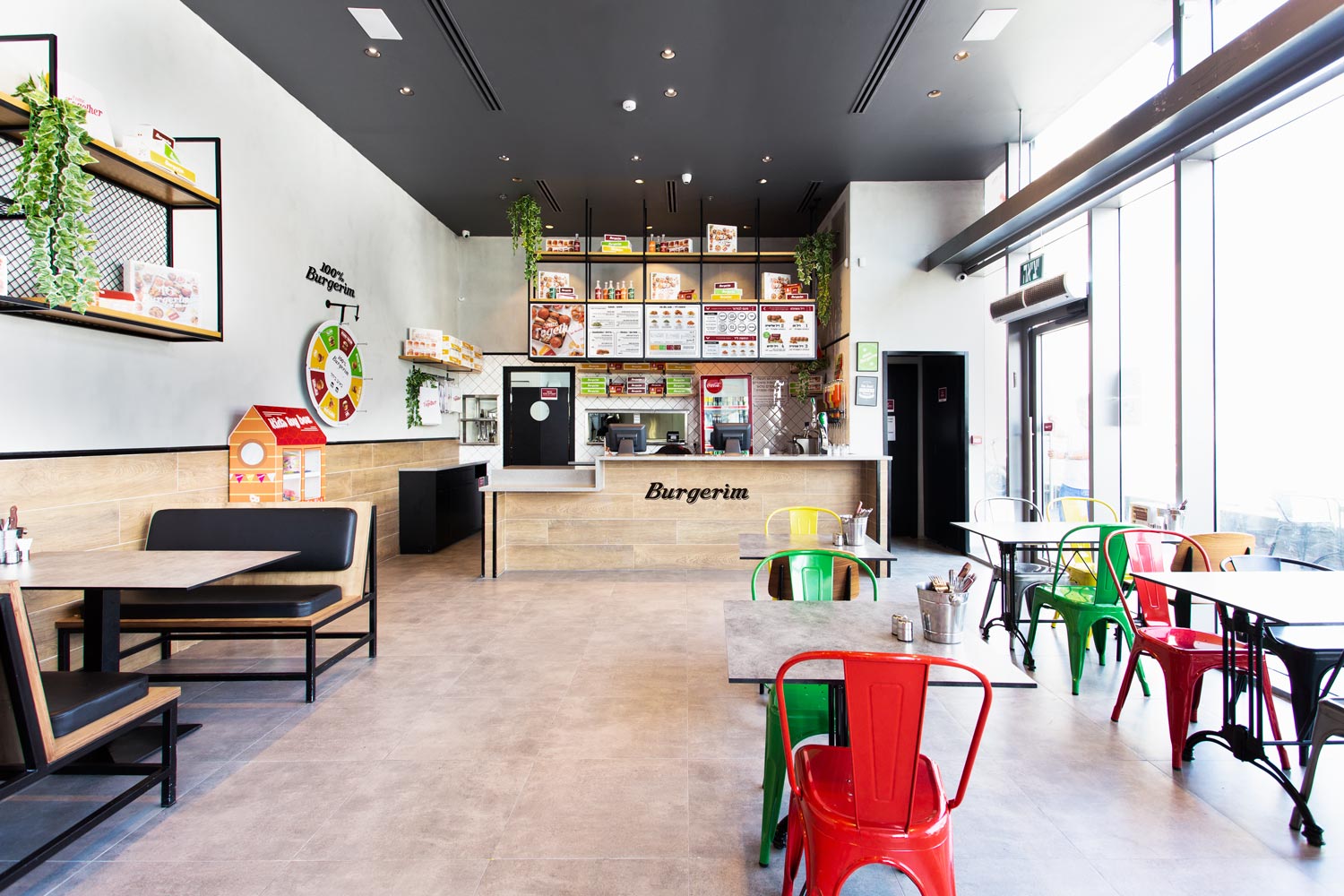 100% 汉堡餐厅设计-2