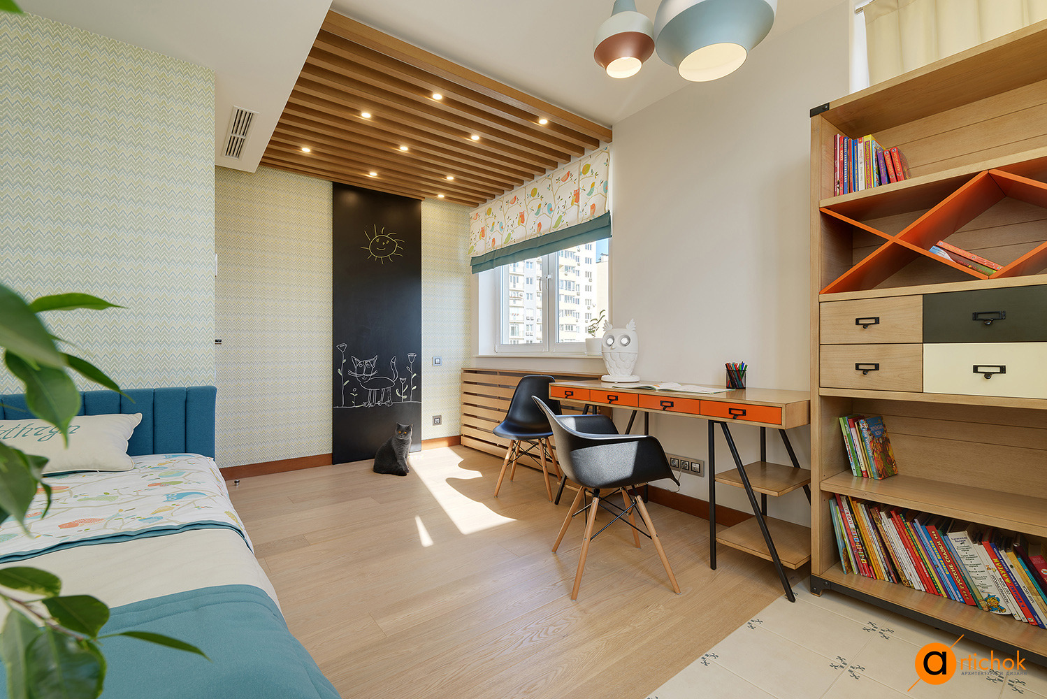 城市中的普罗旺斯·四口之家的温馨空间-9