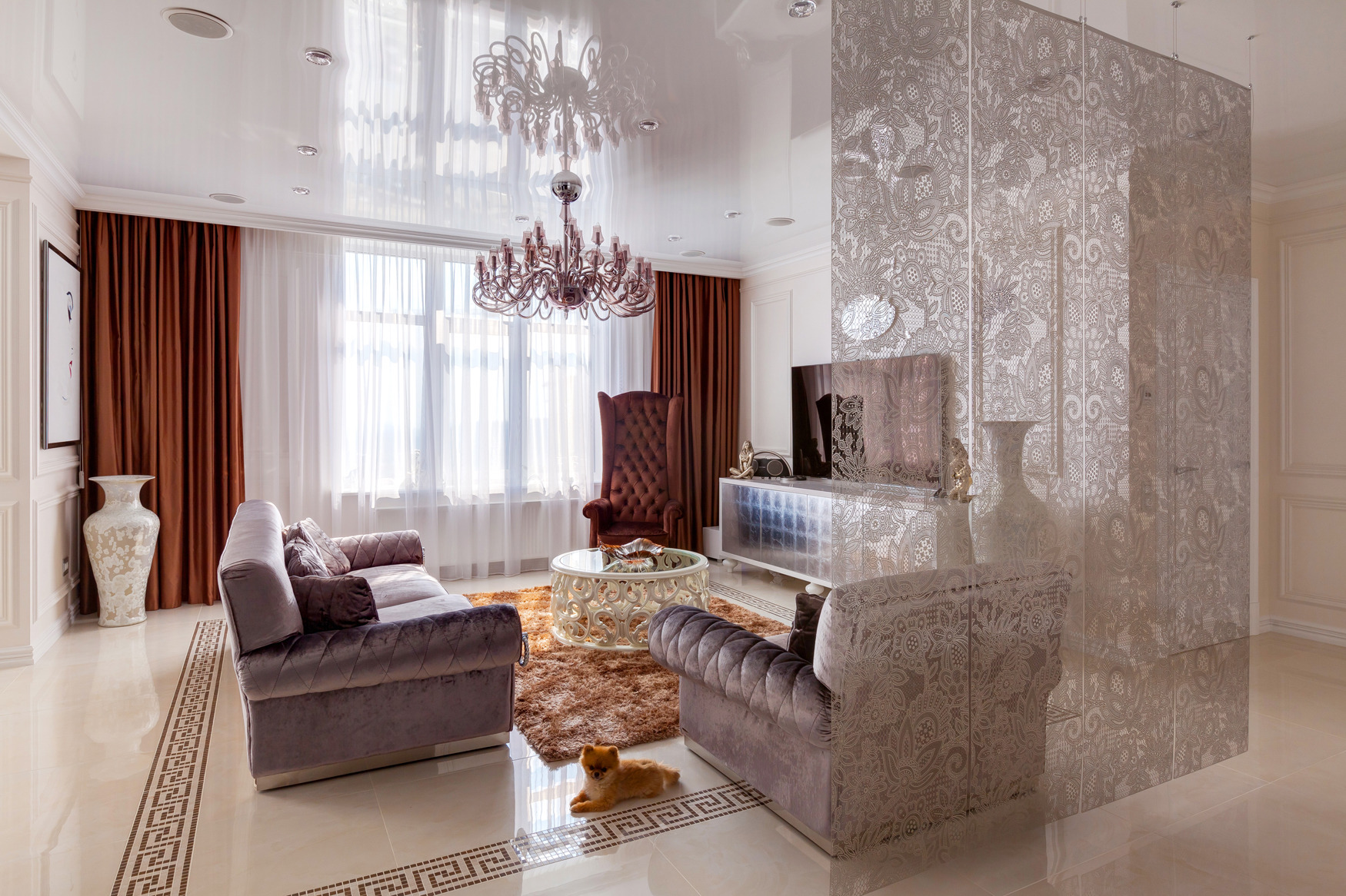 乌克兰女性风格公寓设计-14