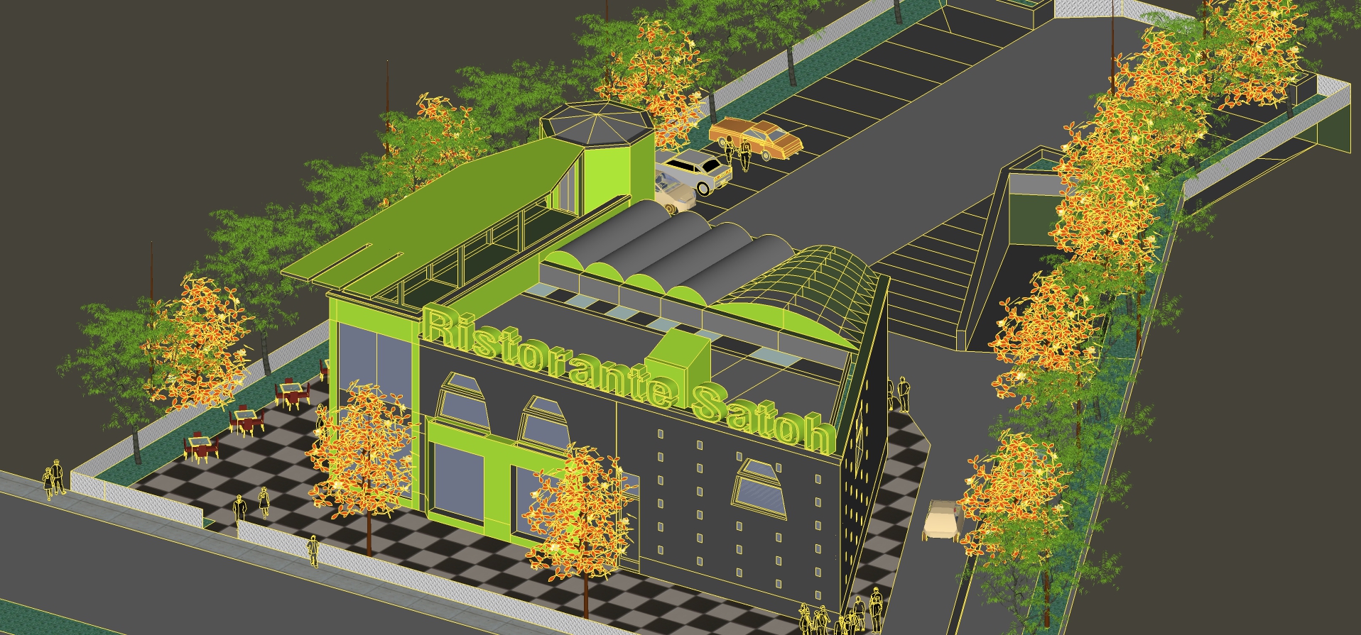 梦幻未成的日本餐厅设计-23