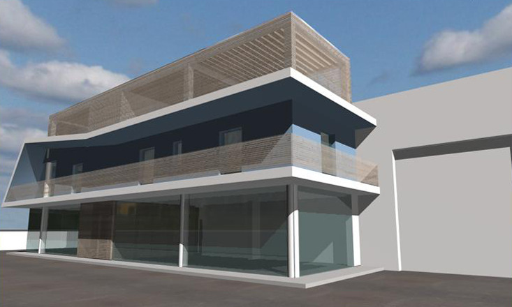 2009 年未实现的办公楼翻新设计-0