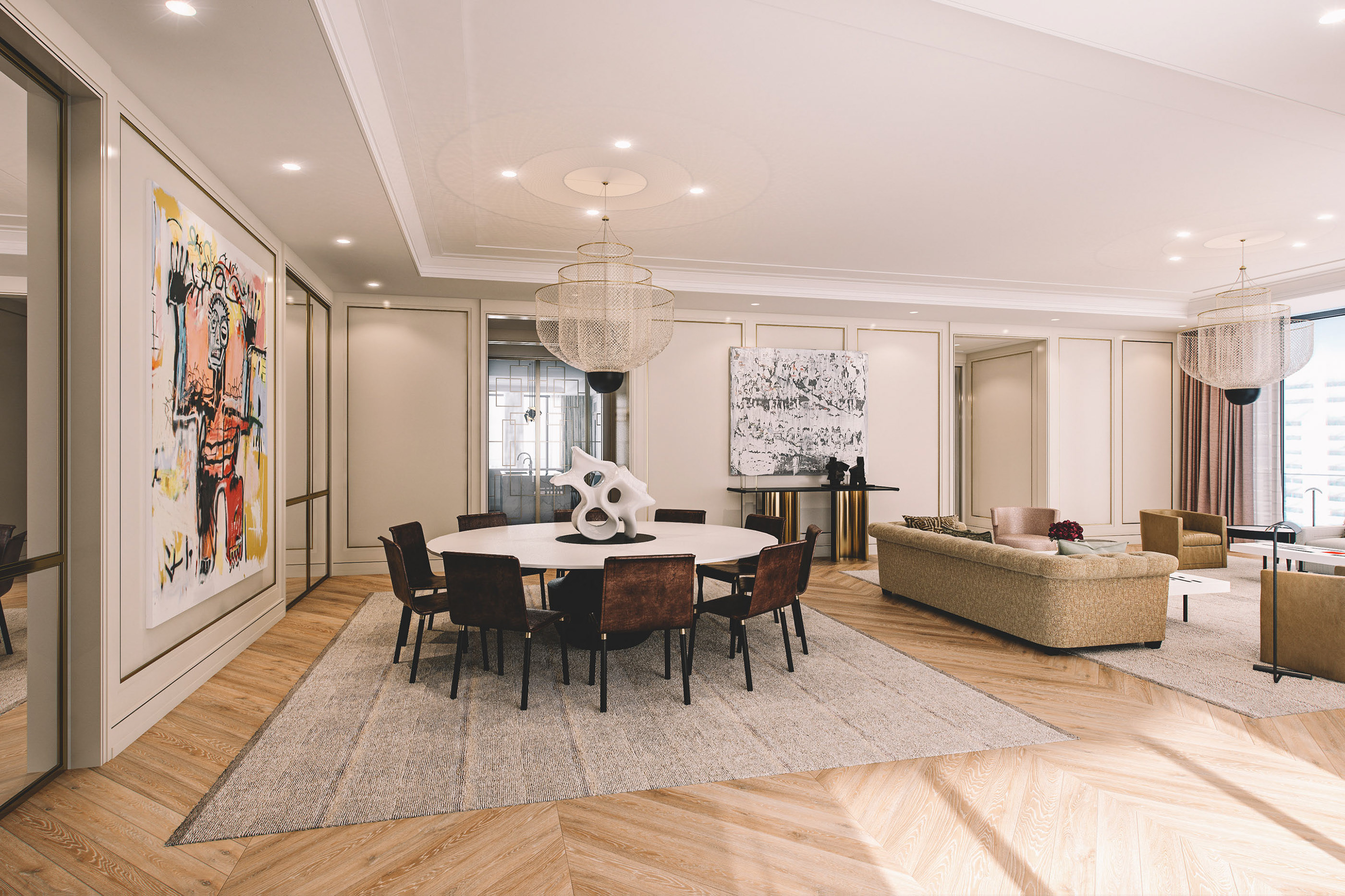 佛罗里达迈阿密“浴场俱乐部庄园”室内设计展示-4