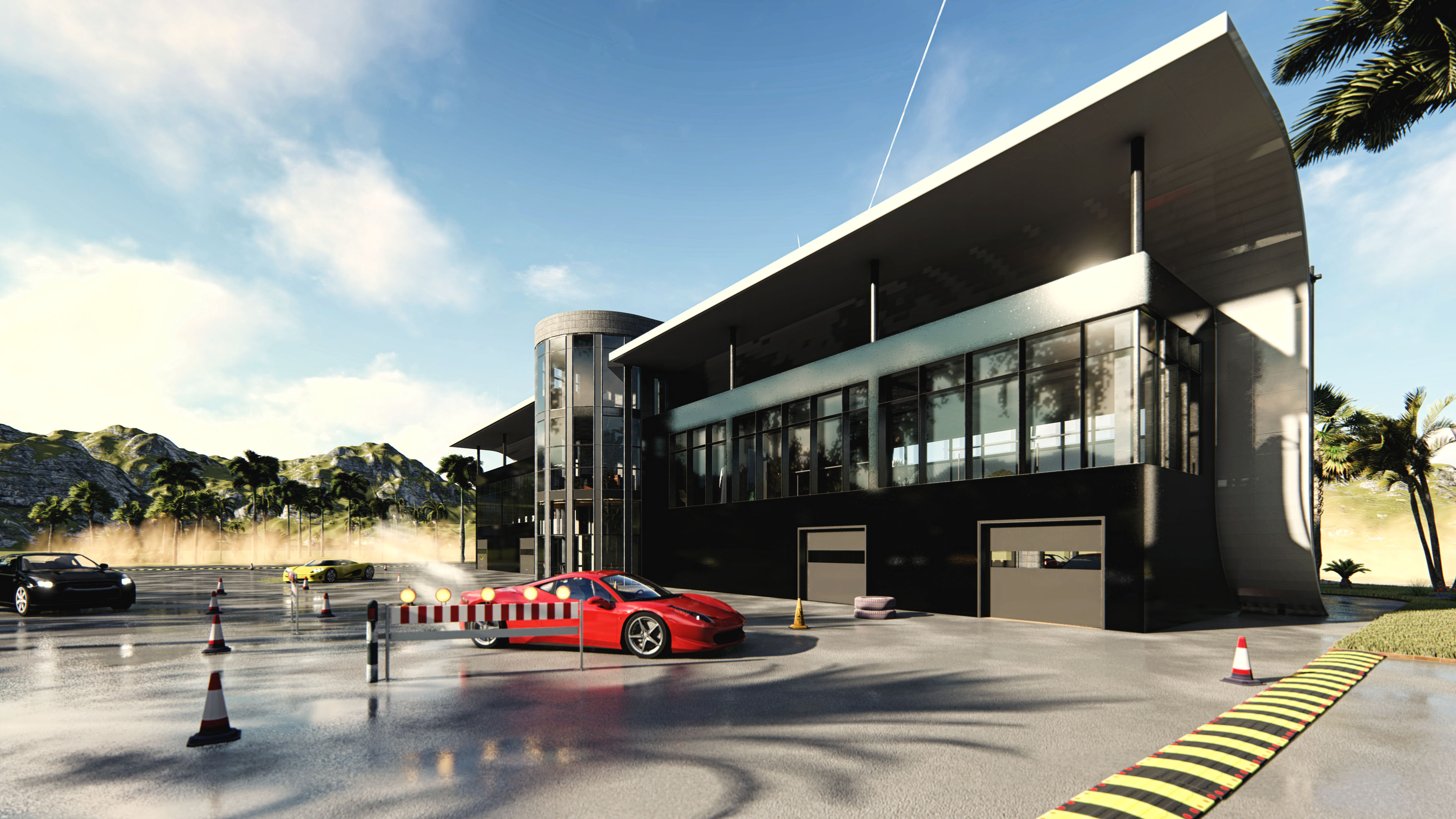 2018 年豪华服务汽车展示厅-1